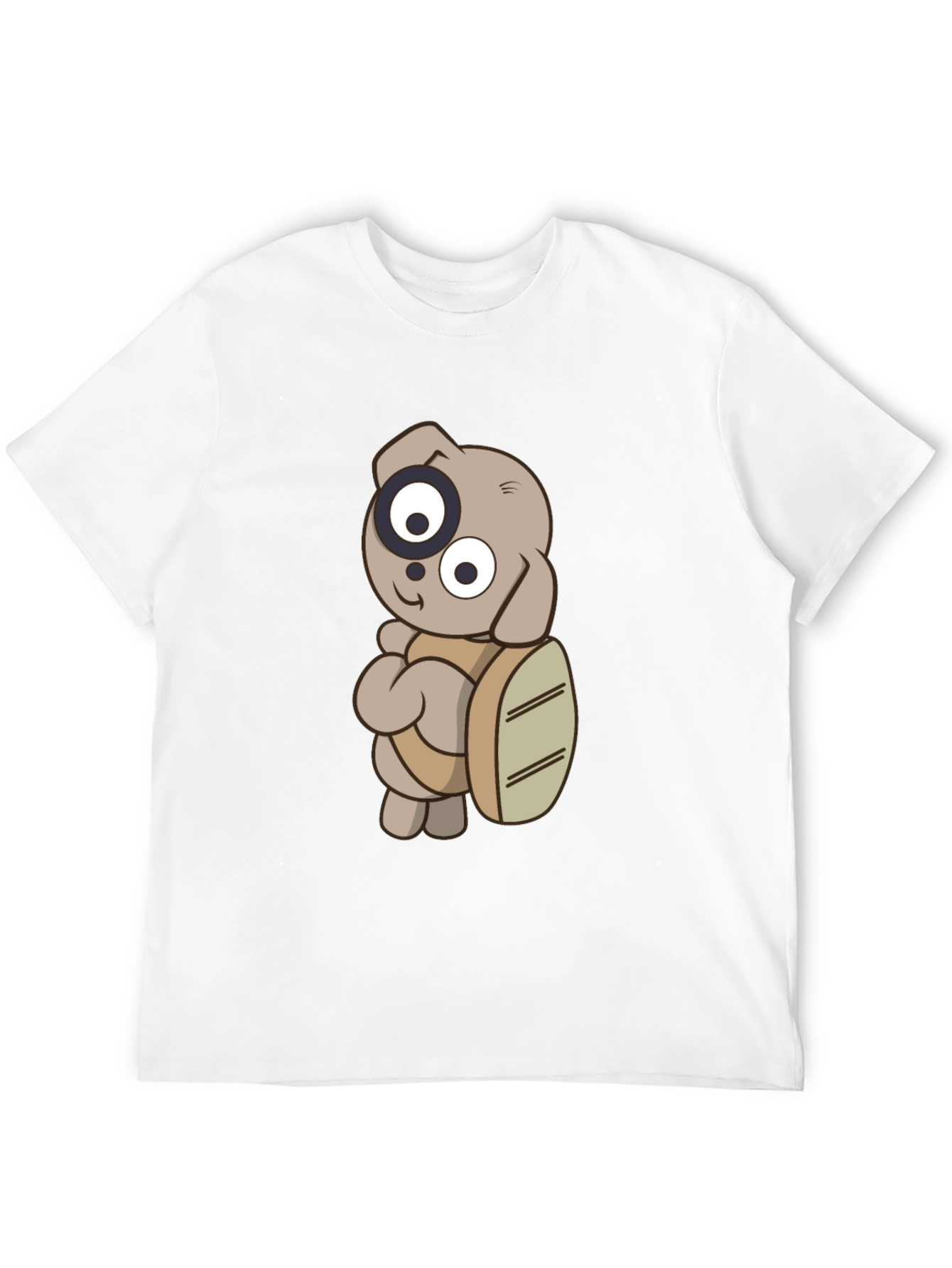 Camiseta Negra con Diseño de Personaje Animado