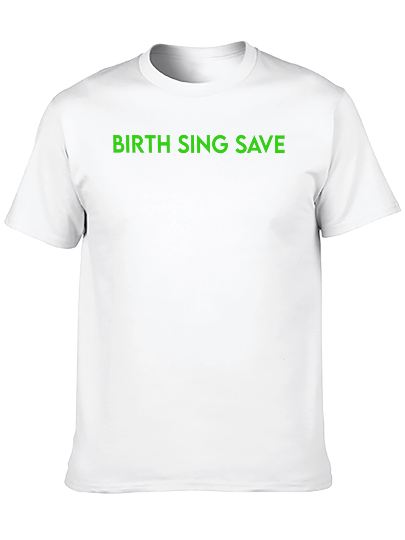 Camiseta Negra Birth Sing Save para Hombre