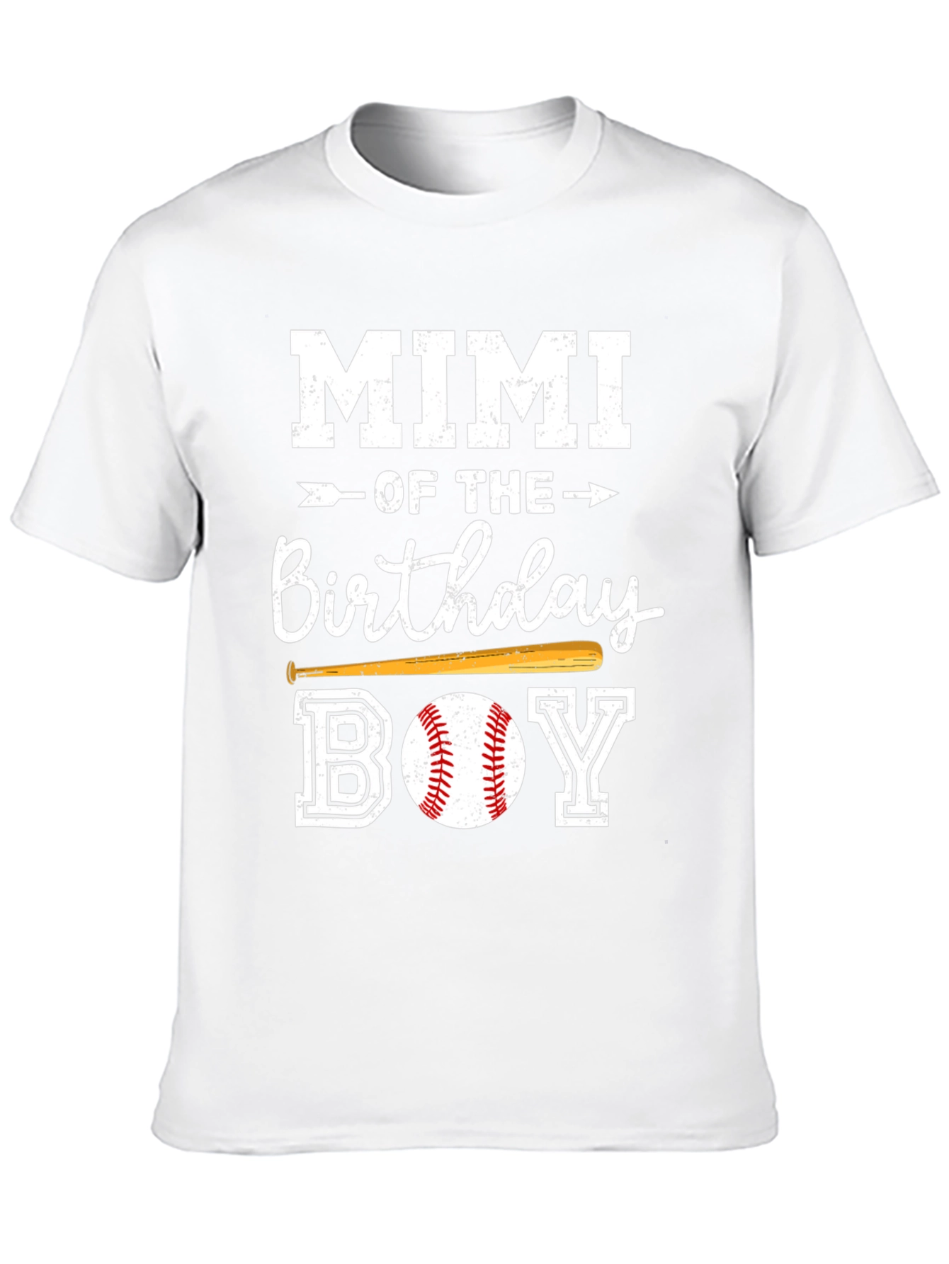 Camiseta Negra Mimi del Cumpleañero Baseball