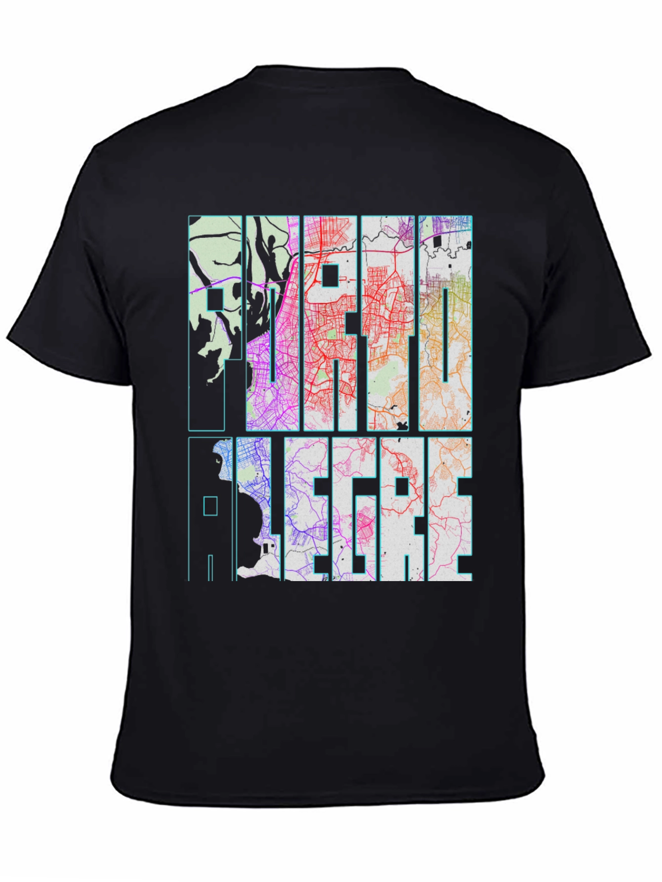 Camiseta Porto Alegre Diseño Urbano