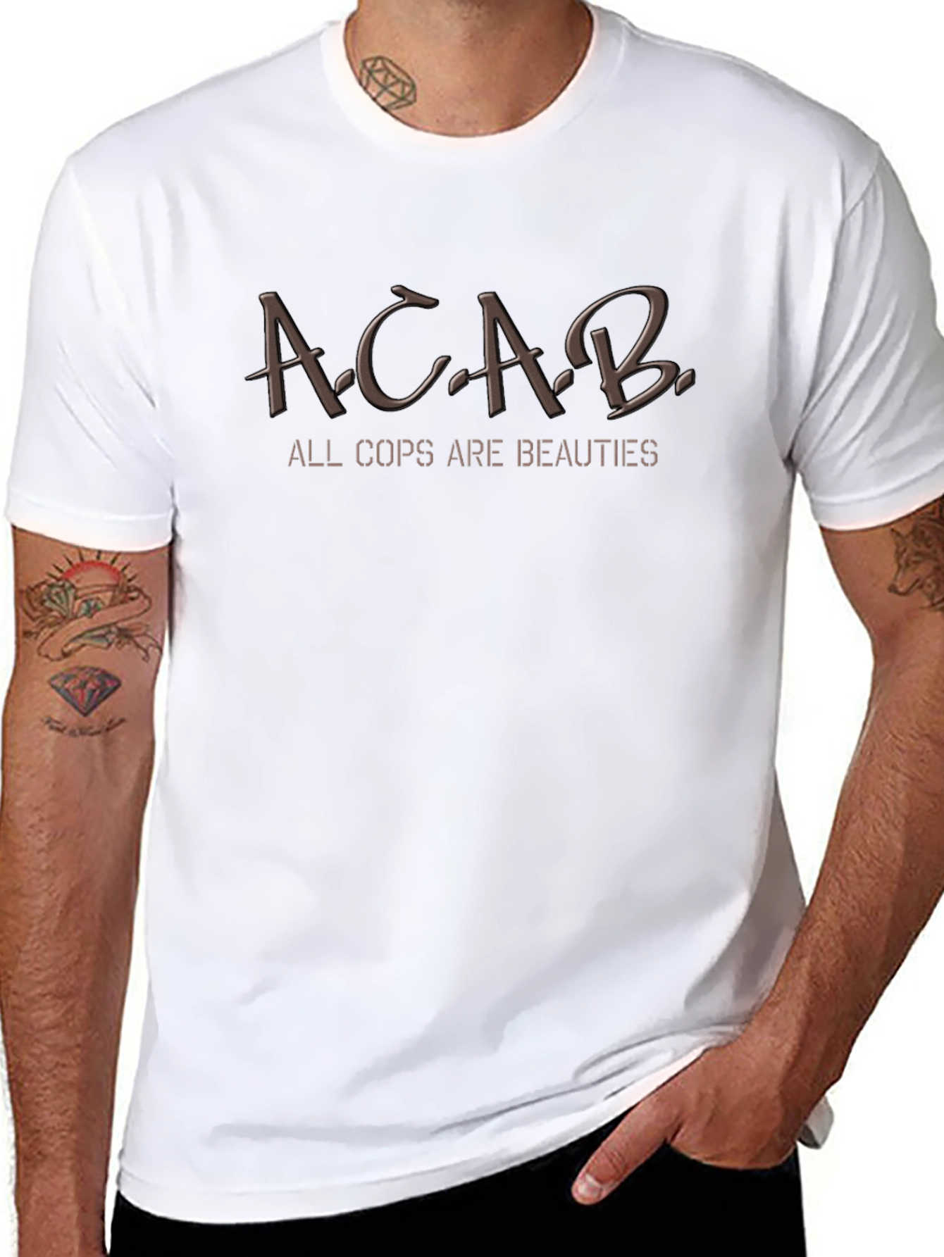 Camiseta ACAB: Humor y Estilo Anti-Autoridad