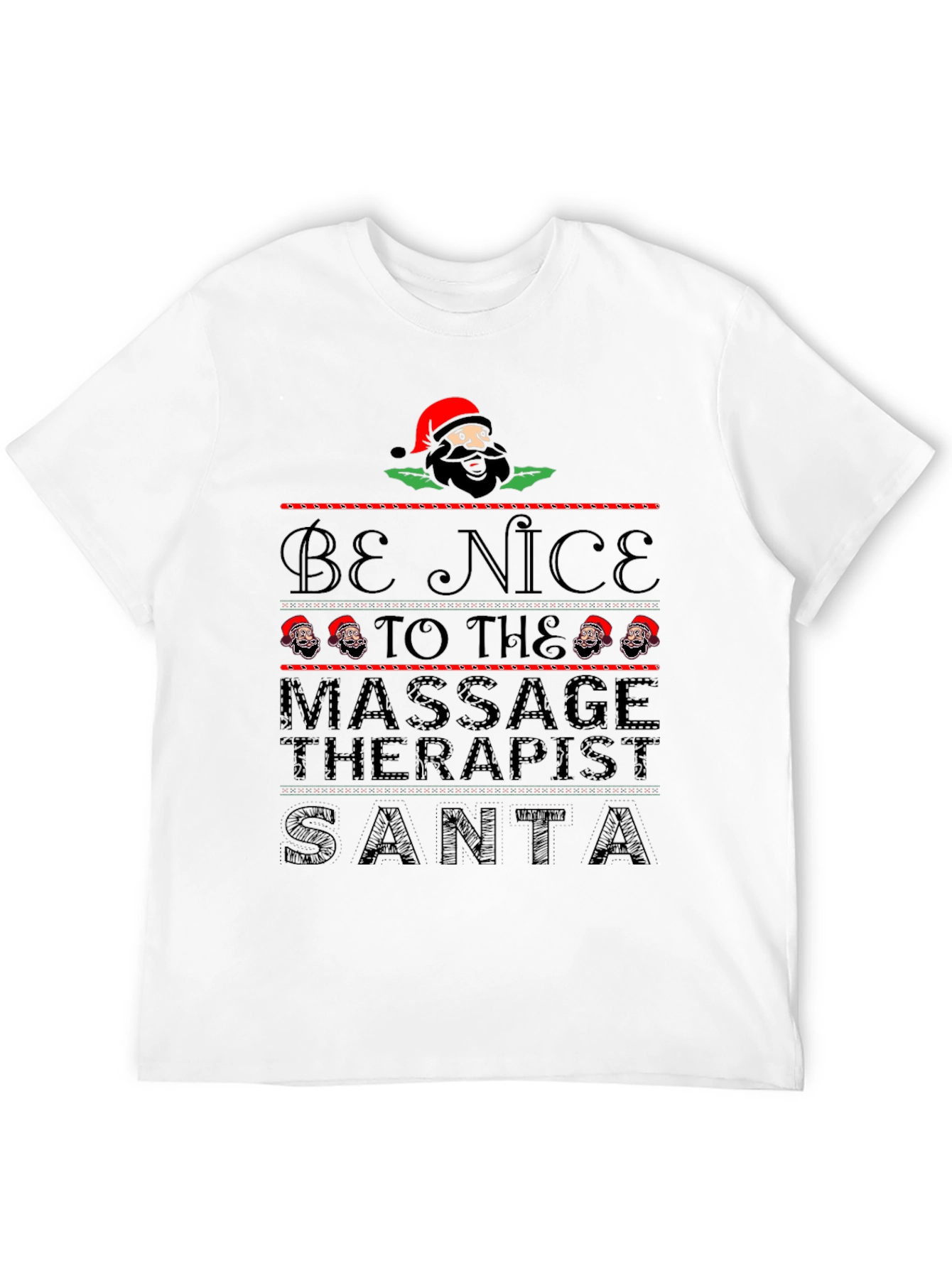 Camiseta Navideña para Masajistas