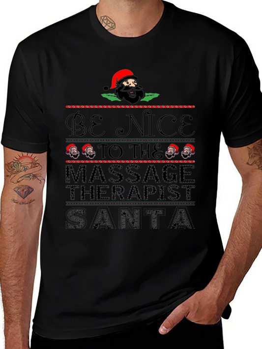 Camiseta Navideña para Masajistas