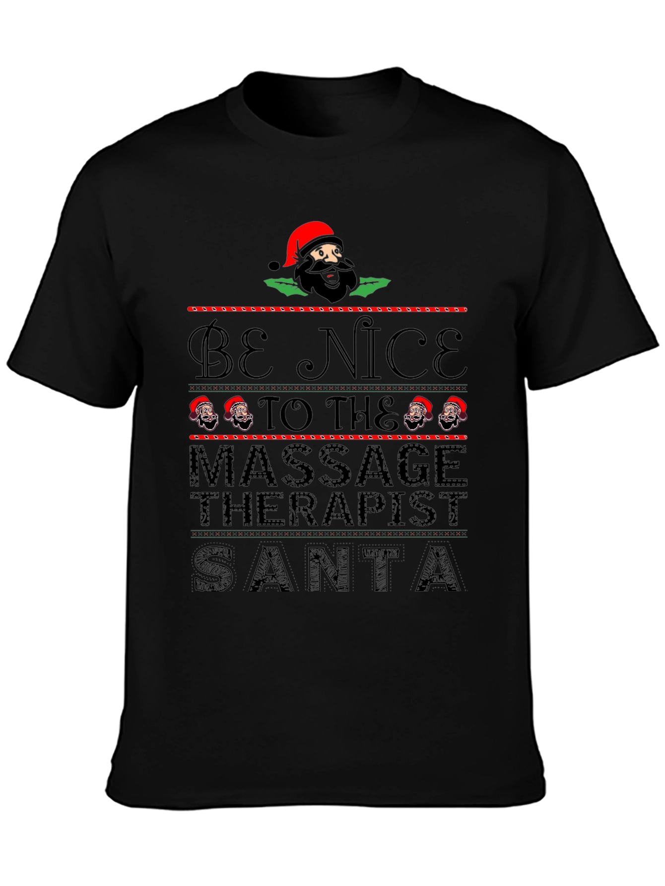Camiseta Navideña para Masajistas
