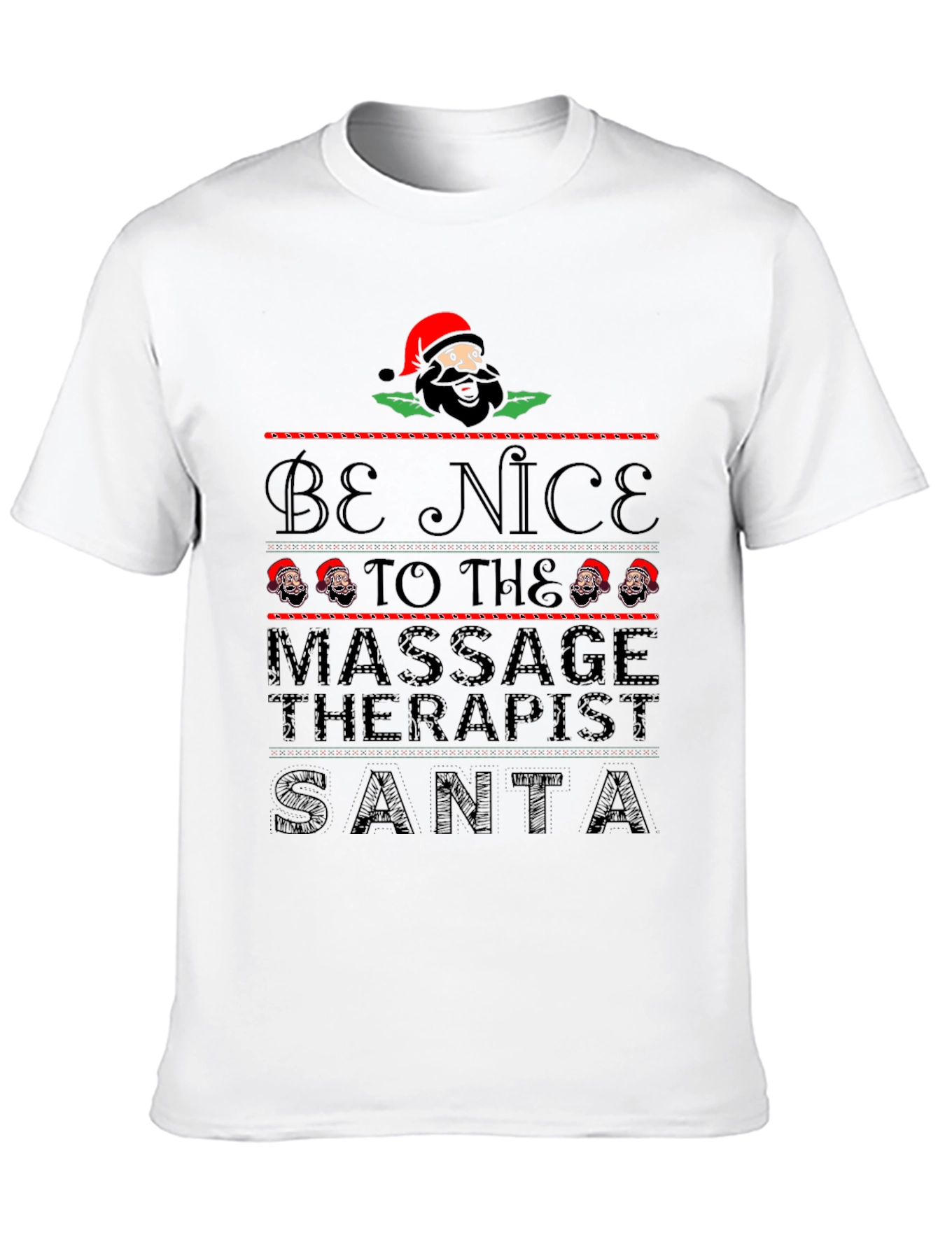 Camiseta Navideña para Masajistas