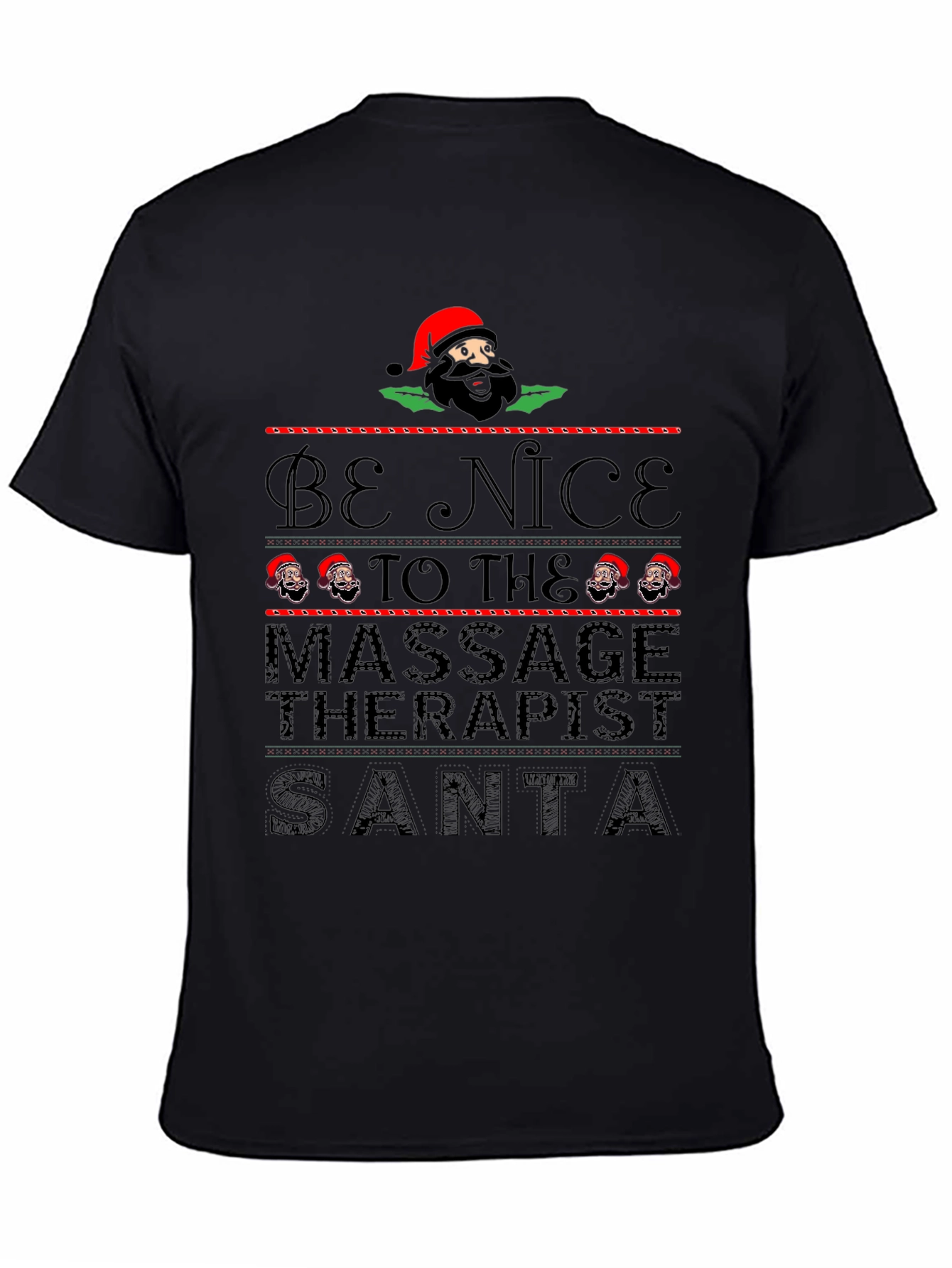 Camiseta Navideña para Masajistas