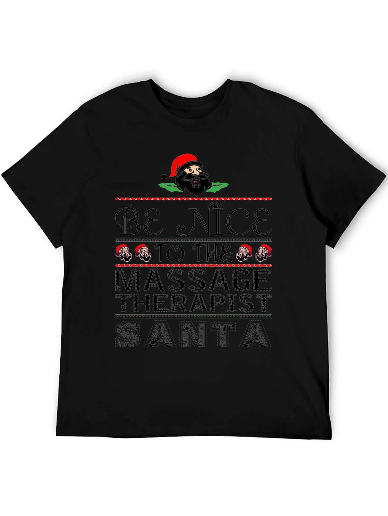 Camiseta Navideña para Masajistas