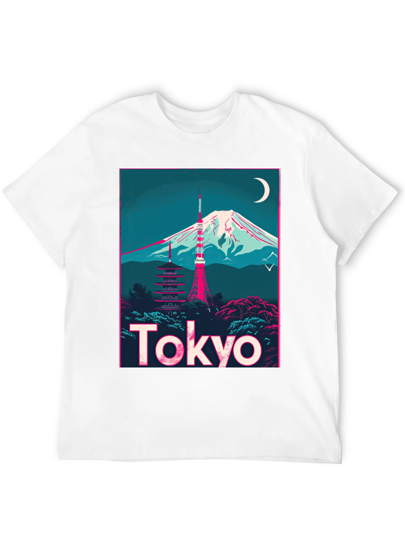 Camiseta Negra Tokio: Diseño Único