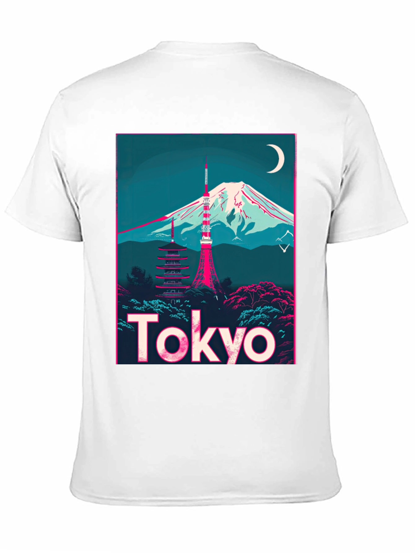 Camiseta Negra Tokio: Diseño Único