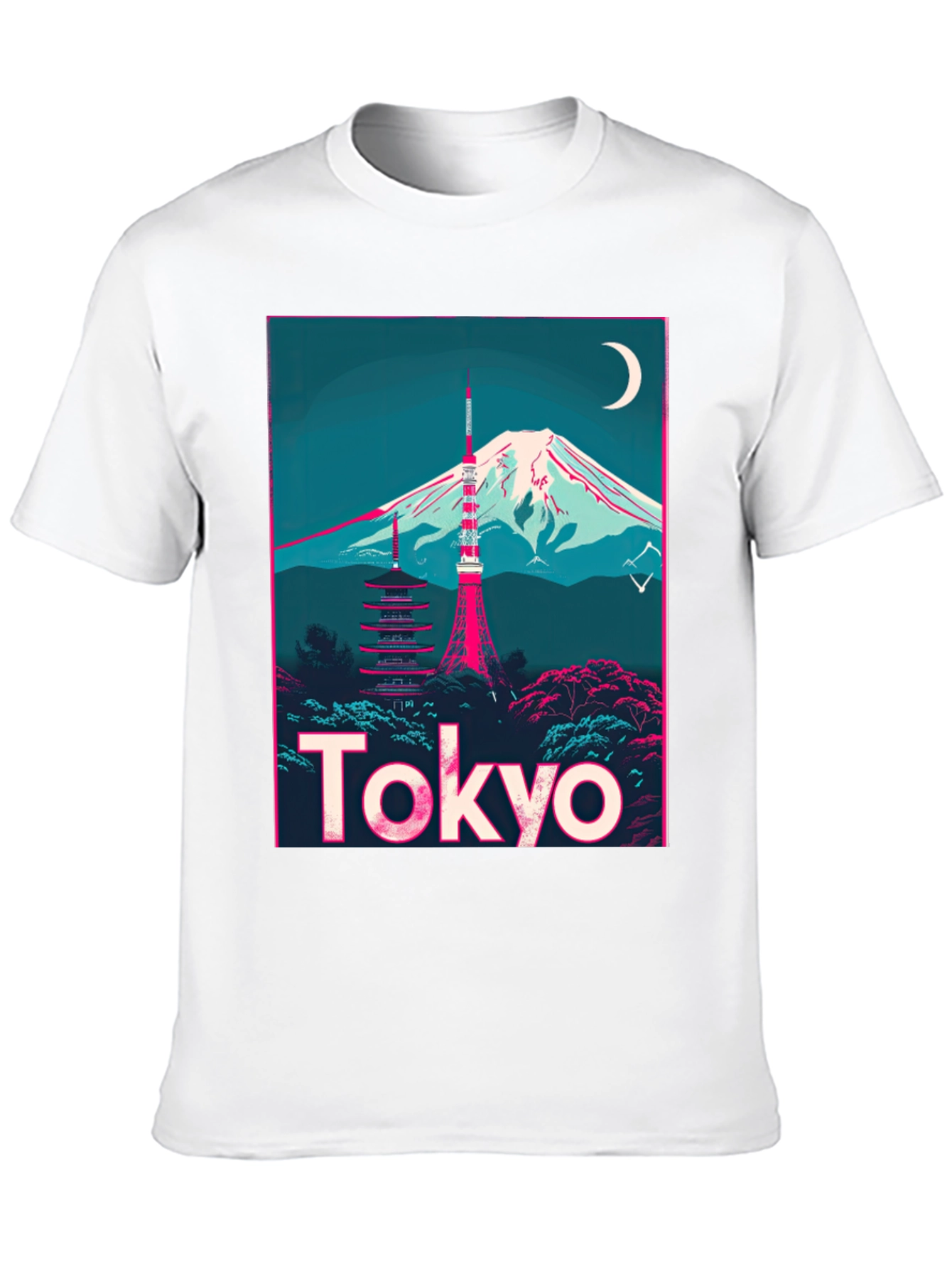 Camiseta Negra Tokio: Diseño Único