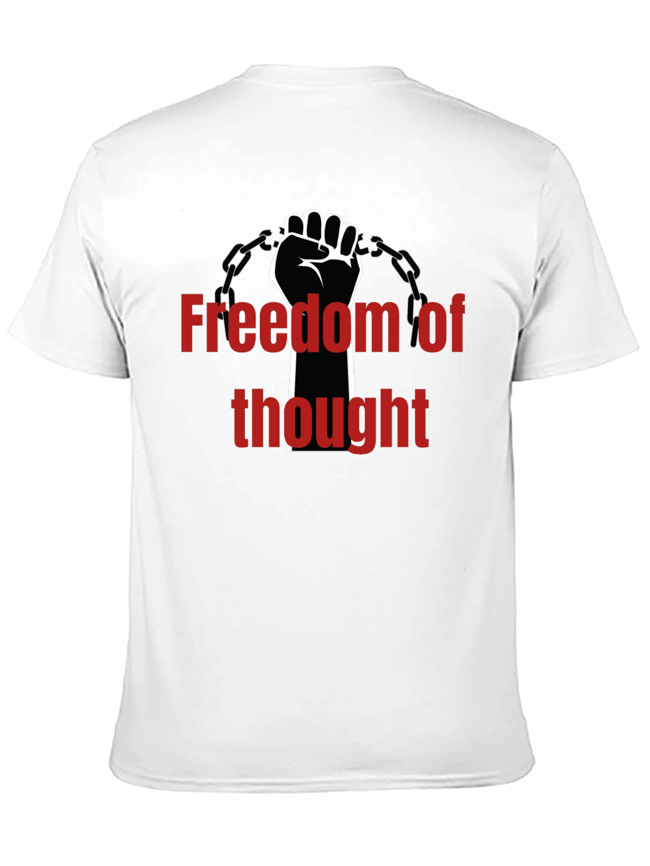 Camiseta Negra Libertad de Pensamiento