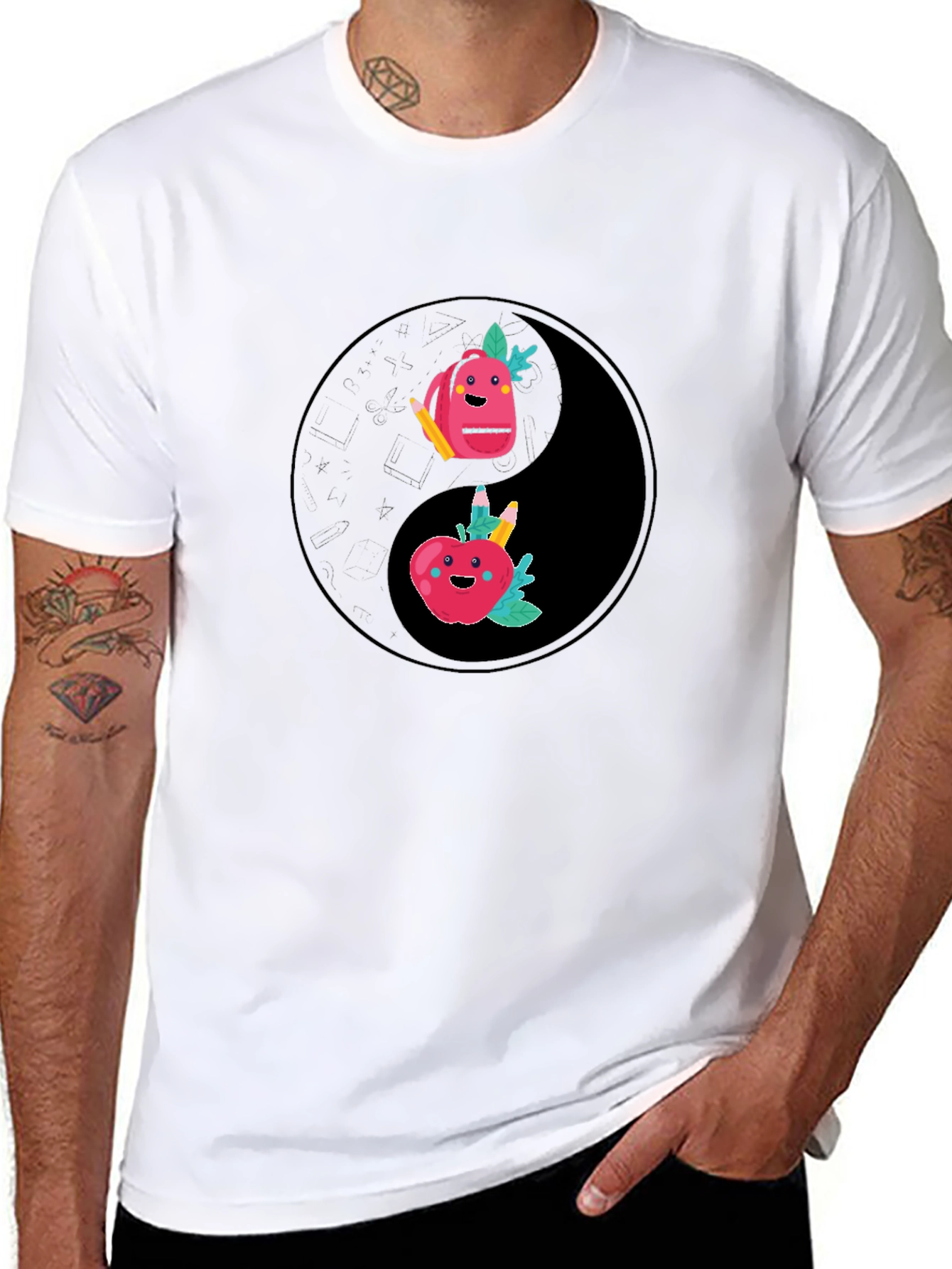Camiseta Yin Yang Escolar