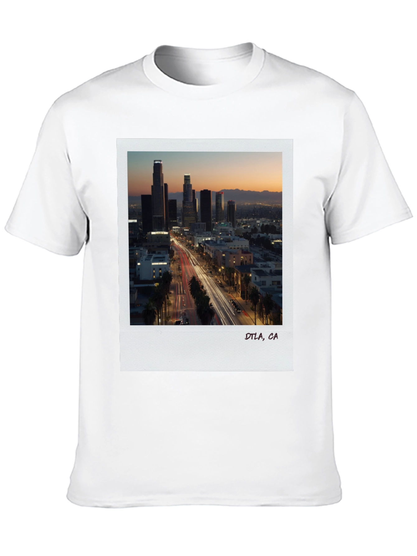 Camiseta Negra DTLA California - Estilo Urbano