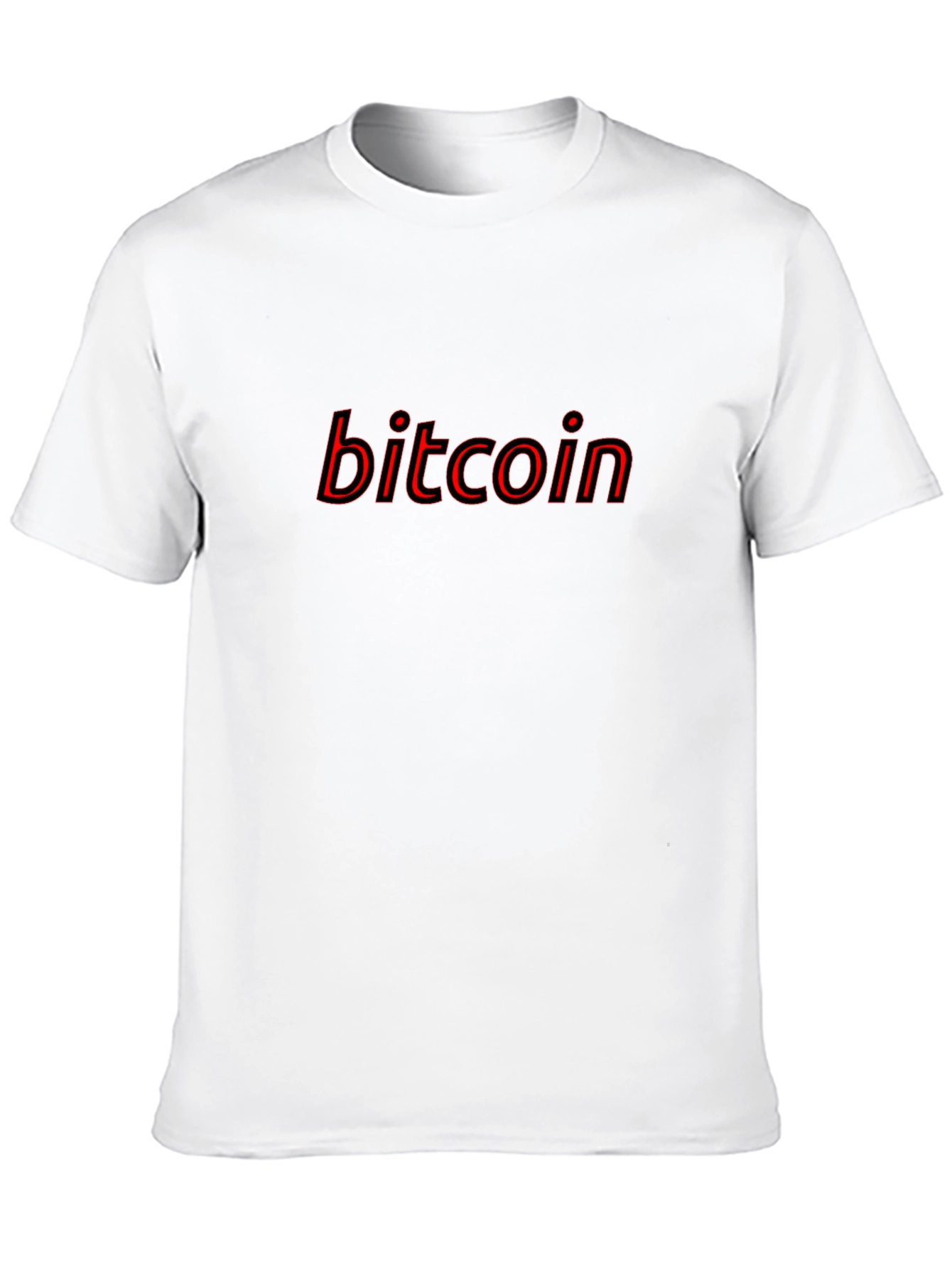Camiseta Bitcoin Negra para Hombre