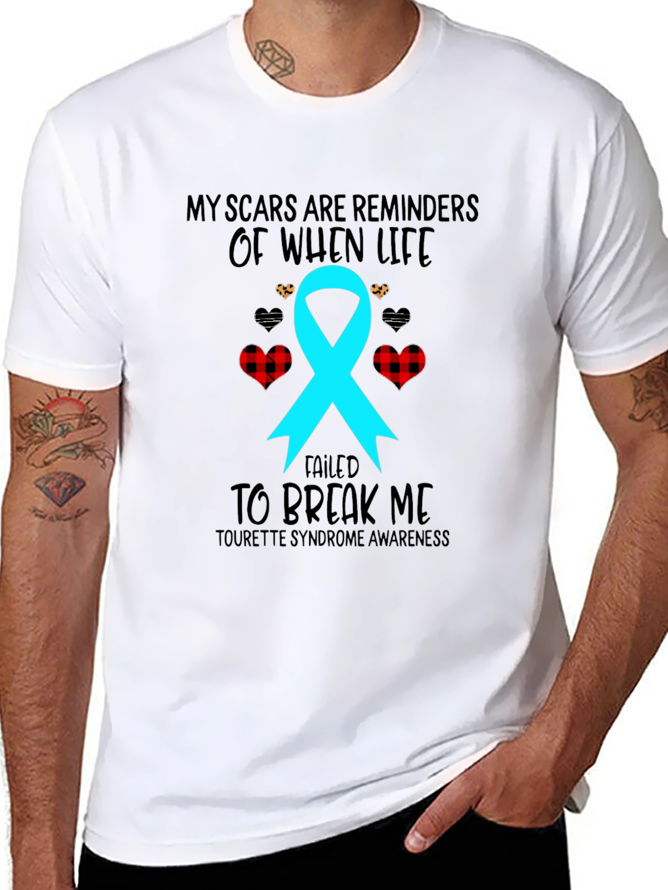 Camiseta Concientización Síndrome Tourette - Mis Cicatrices