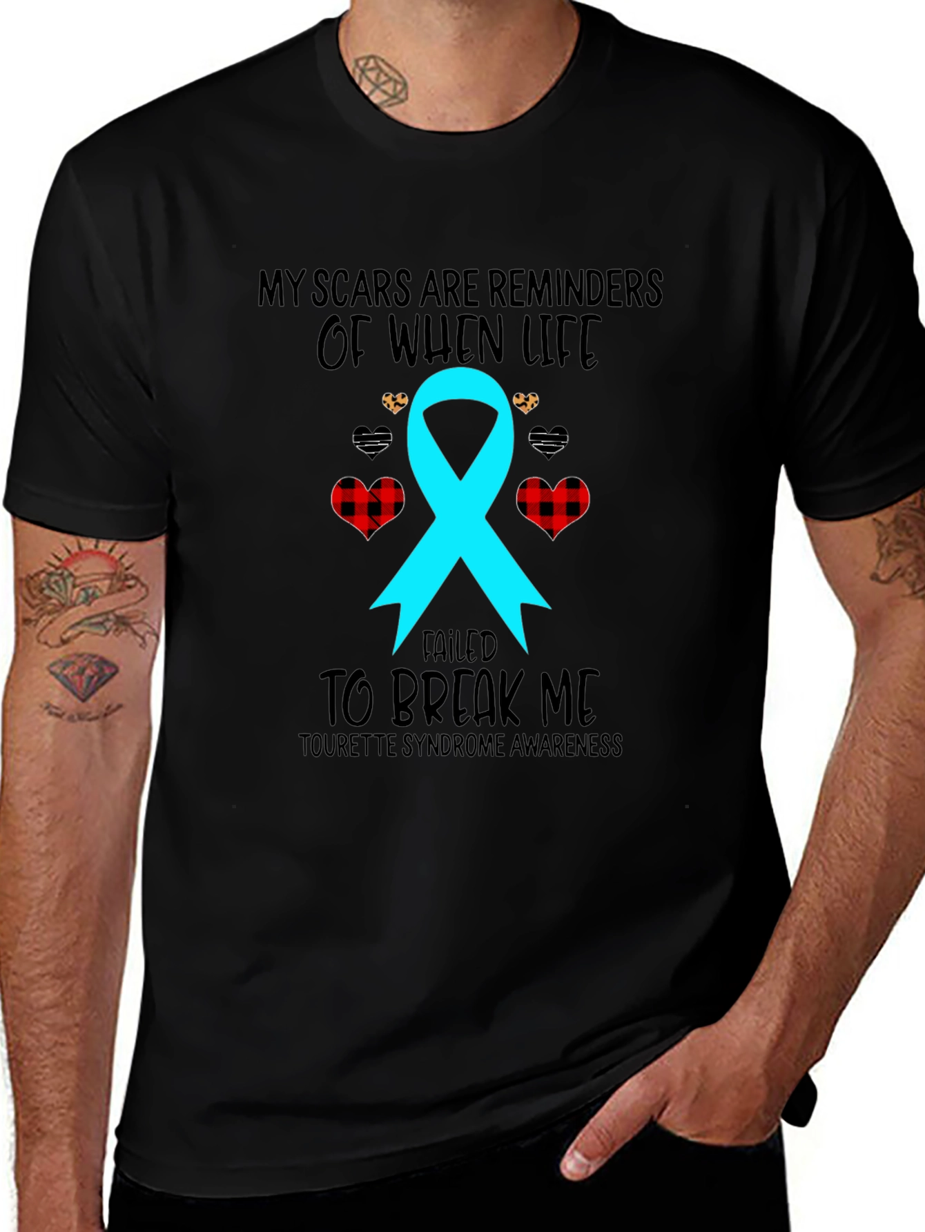 Camiseta Concientización Síndrome Tourette - Mis Cicatrices