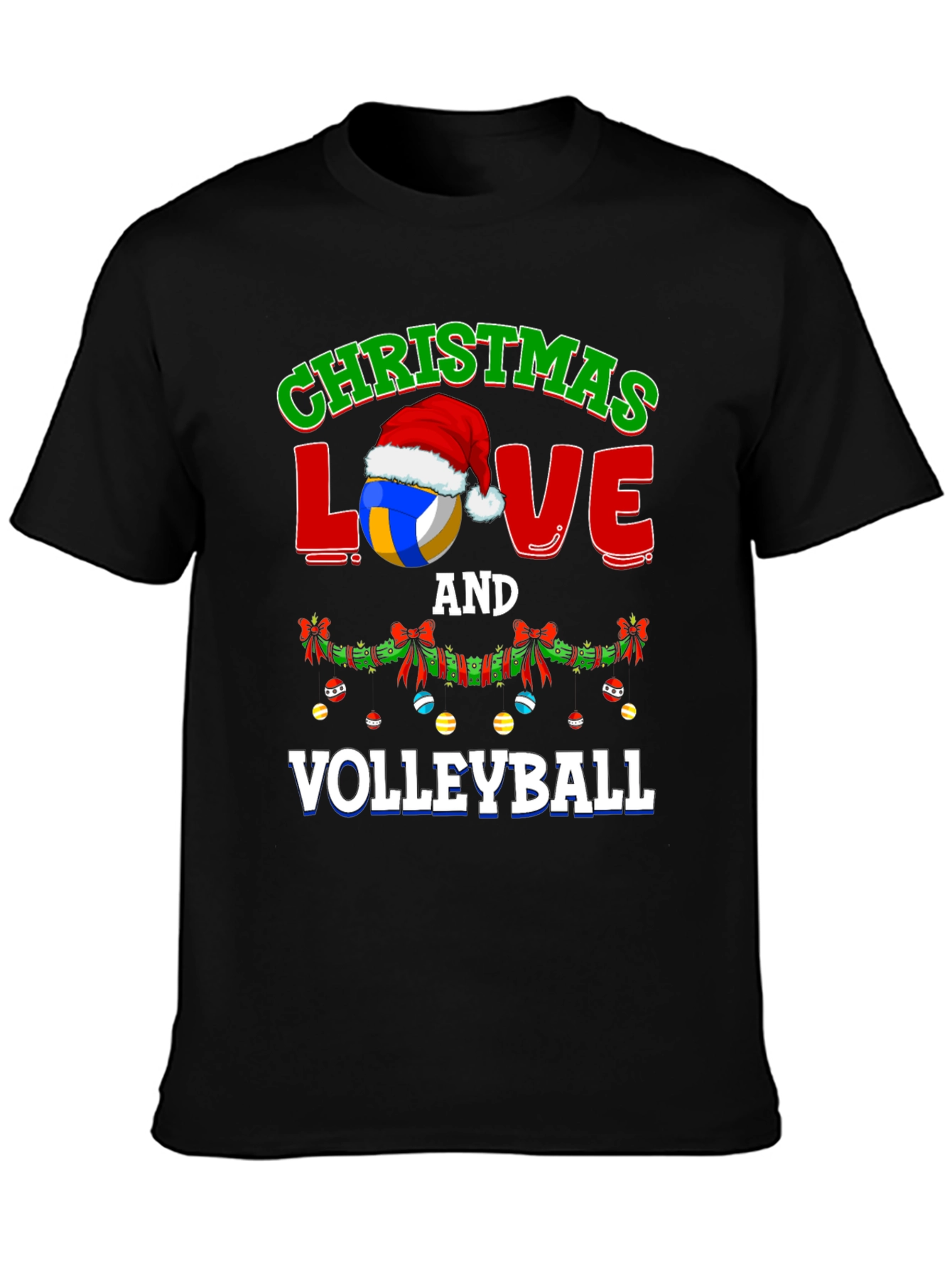 Camiseta Navideña de Voleibol