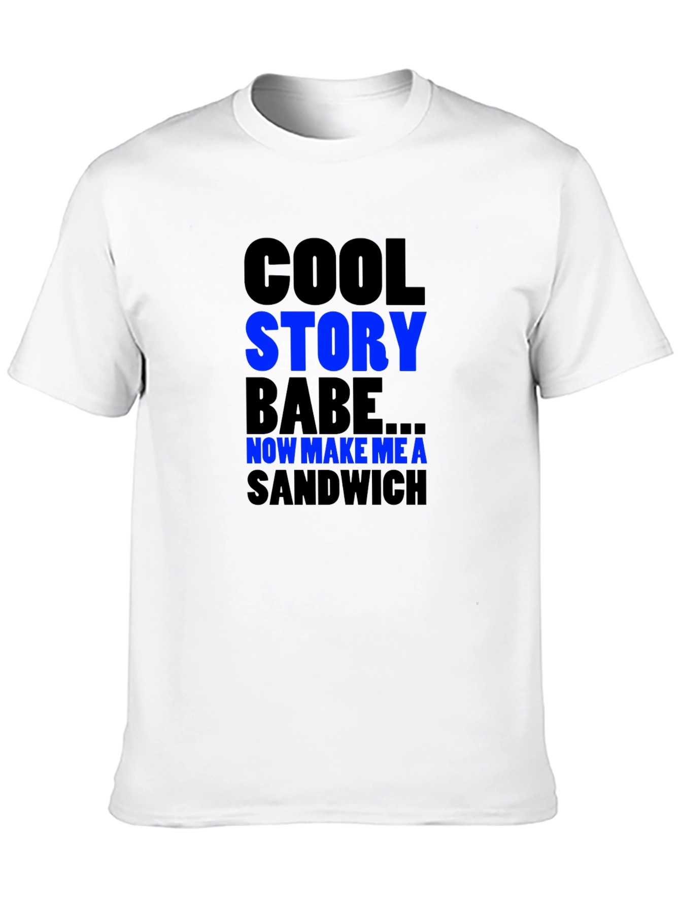 Camiseta Negra Humorística: Cool Story Babe