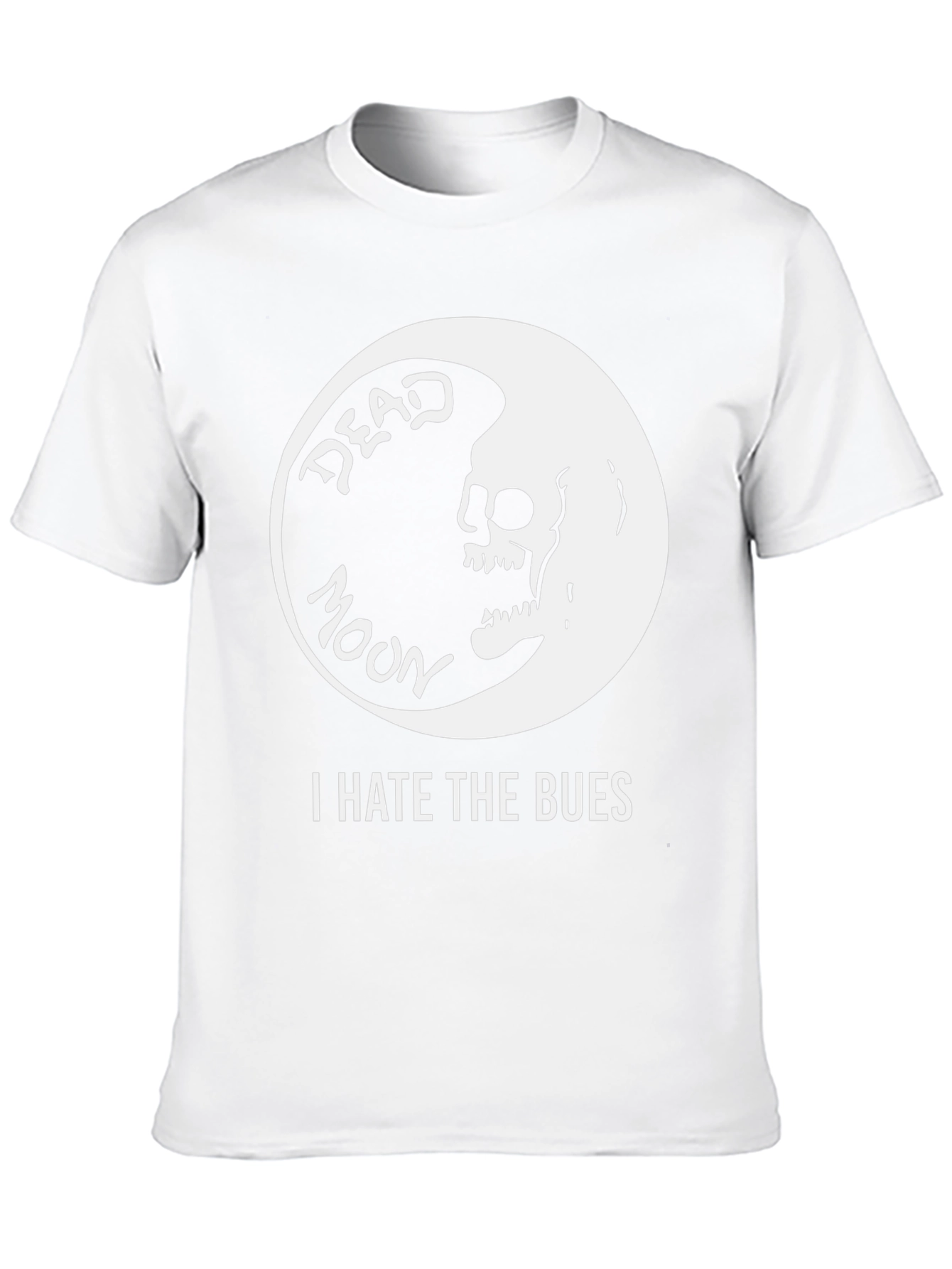 Camiseta Negra Dead Moon I Hate The Bues