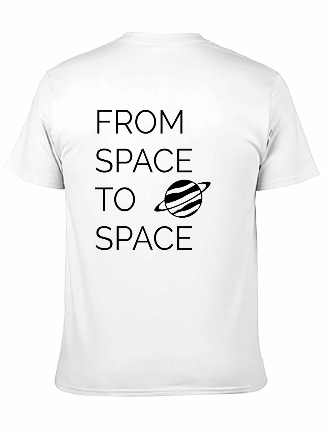 Camiseta Negra Espacial: De Espacio a Espacio