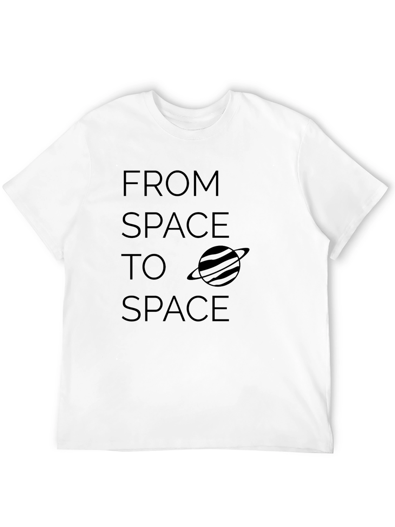 Camiseta Negra Espacial: De Espacio a Espacio