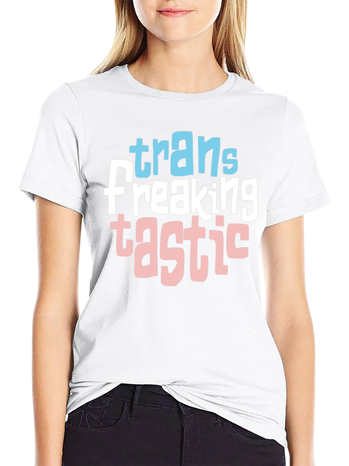 Camiseta Negra: Trans Freaking Tastic