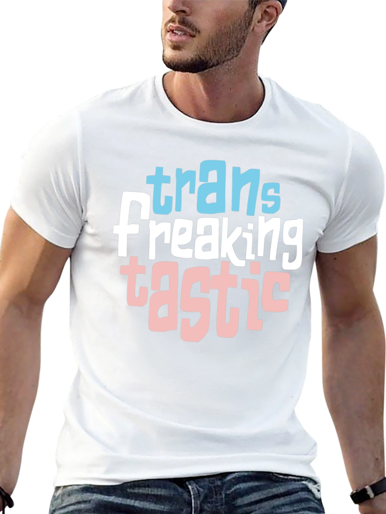 Camiseta Negra: Trans Freaking Tastic
