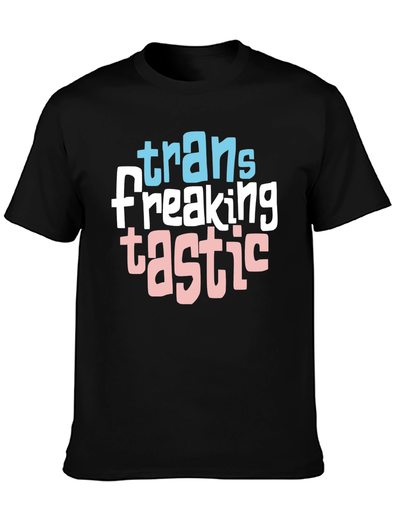 Camiseta Negra: Trans Freaking Tastic