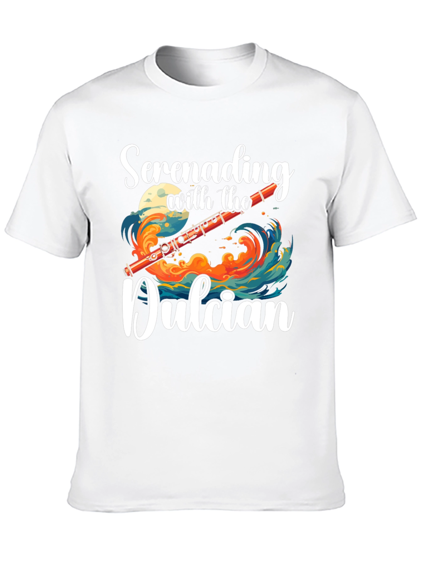 Camiseta Negra Serenata con el Dulcian