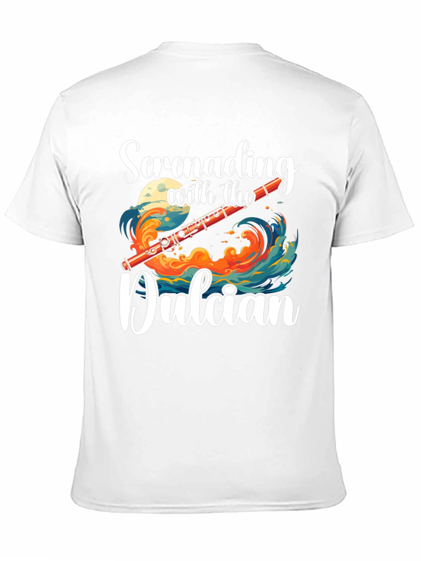 Camiseta Negra Serenata con el Dulcian
