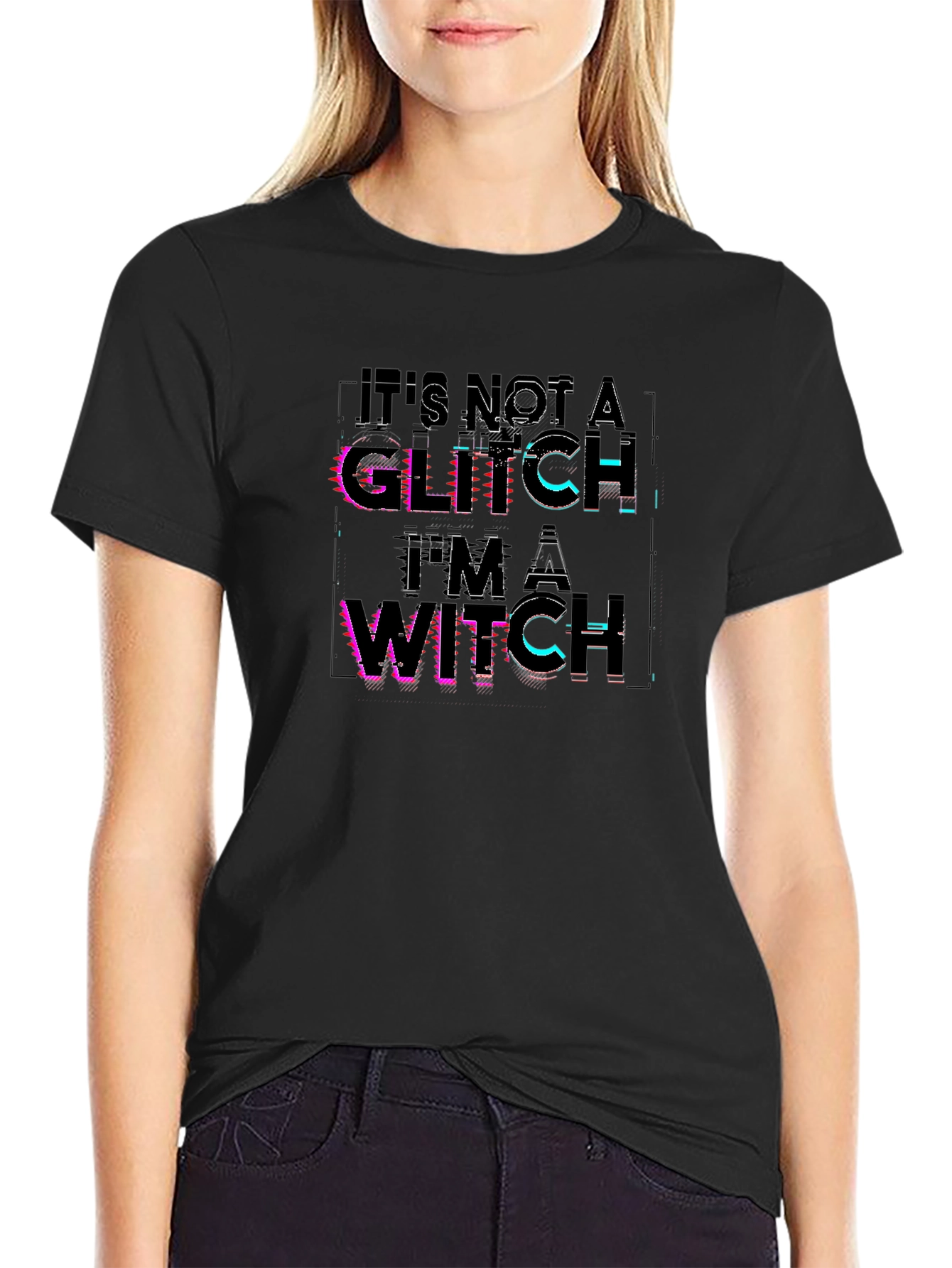 Camiseta Negra No es un fallo soy una bruja
