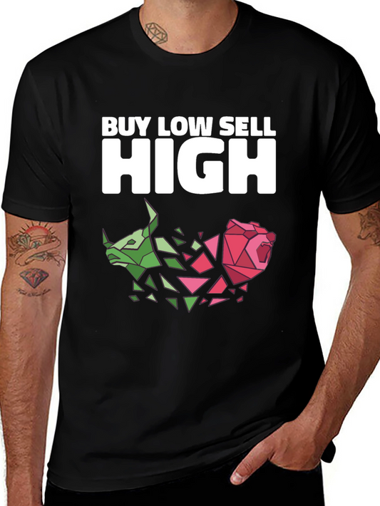 Camiseta Negra: Compra Bajo Vende Alto