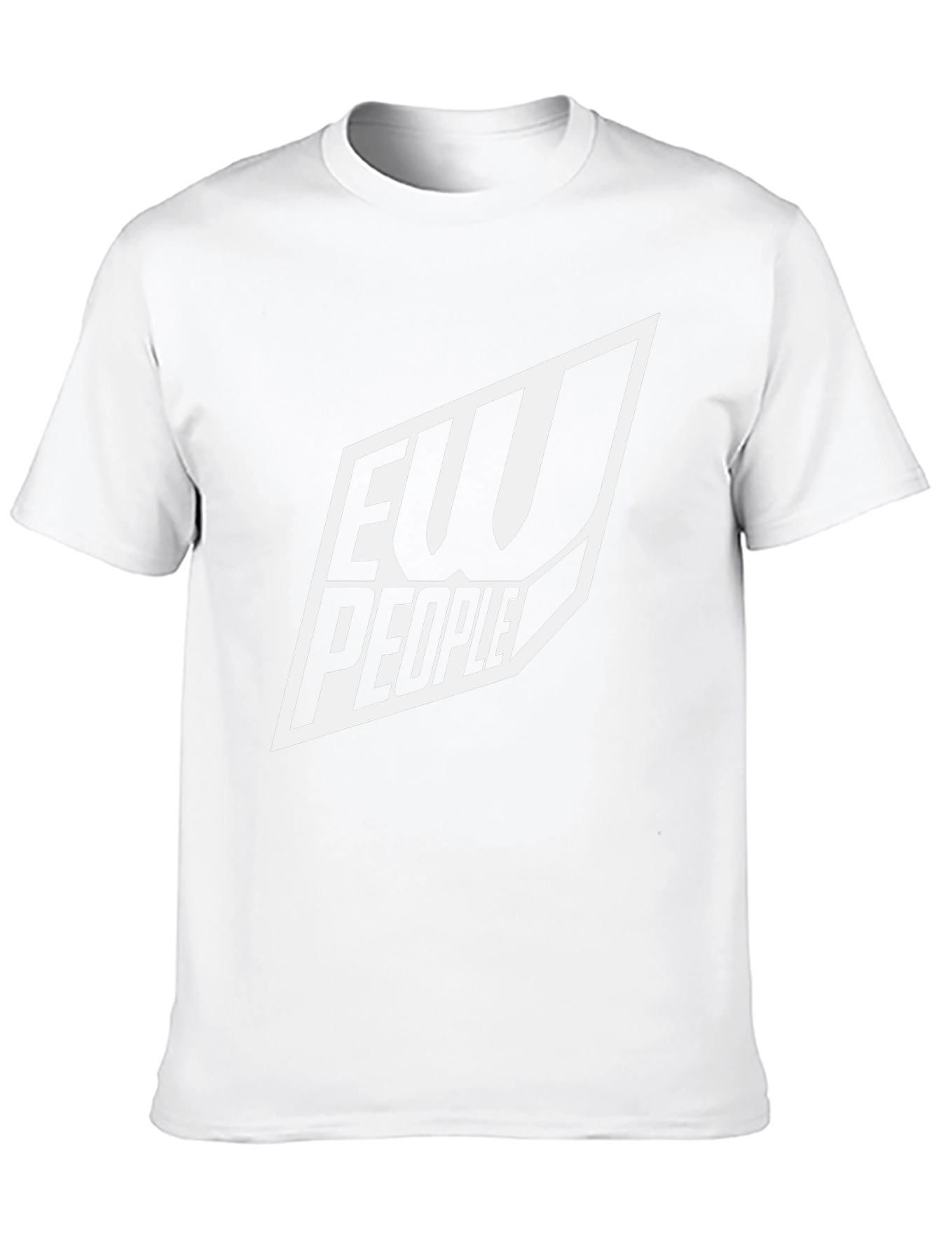 Camiseta Negra con Diseño Ew People