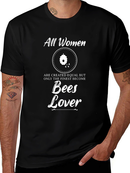 Camiseta Negra Mujer Abejas: Igualdad y Amor Apícola