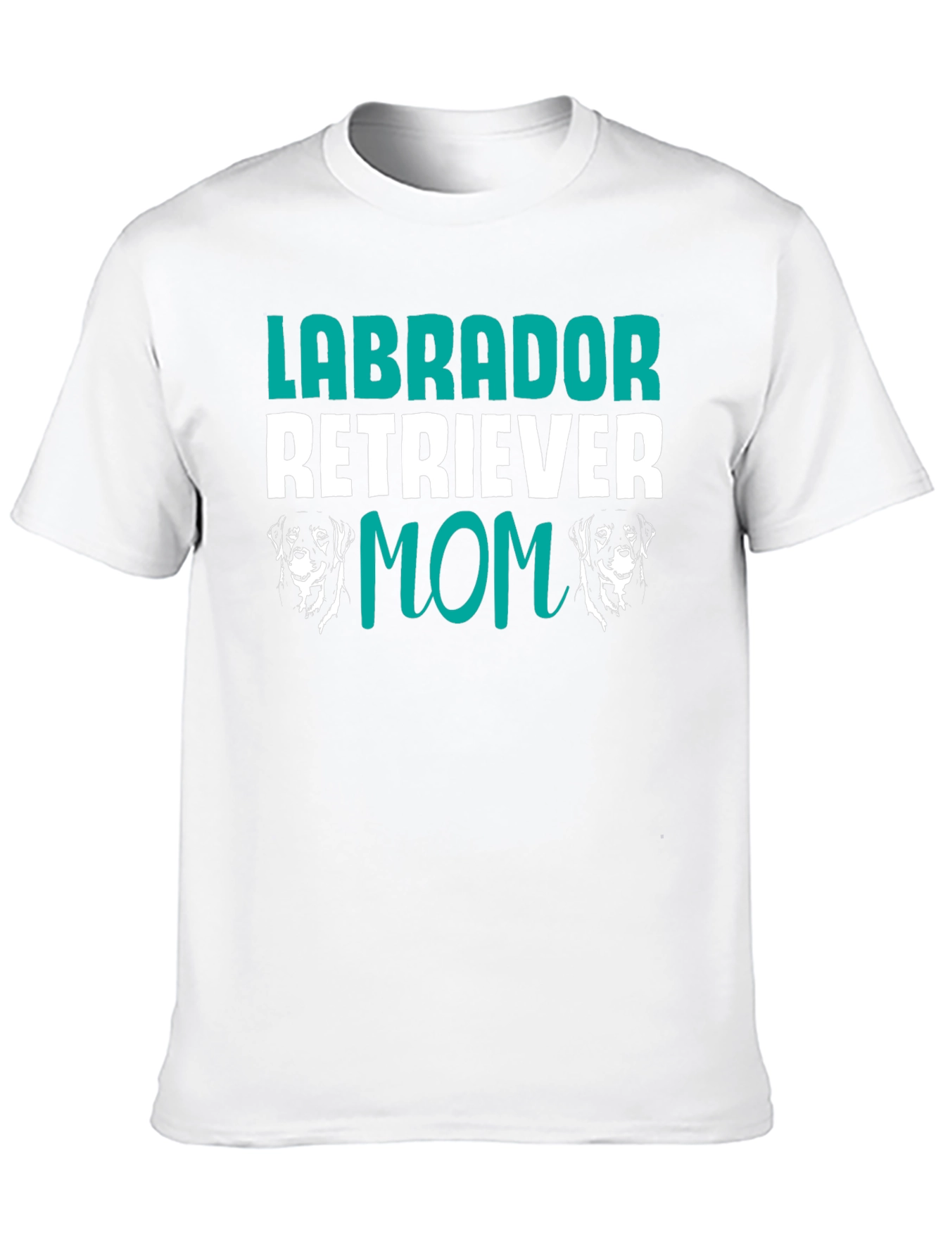 Camiseta Negra Labrador Retriever Mom
