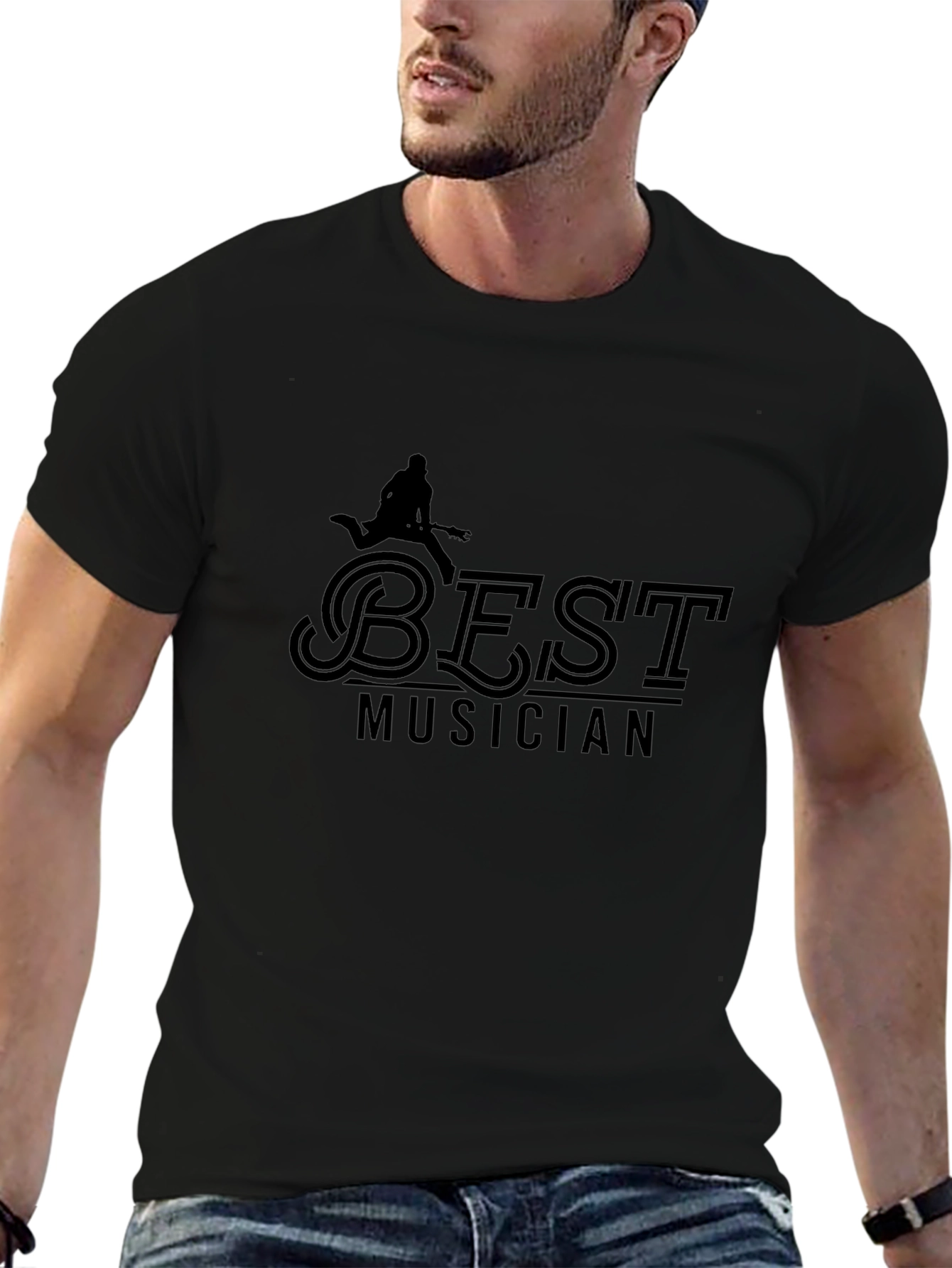 Camiseta Negra Best Musician