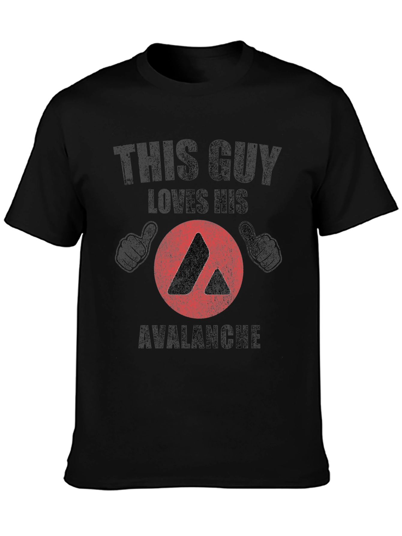 Camiseta Negra: Este Chico Ama Avalanche