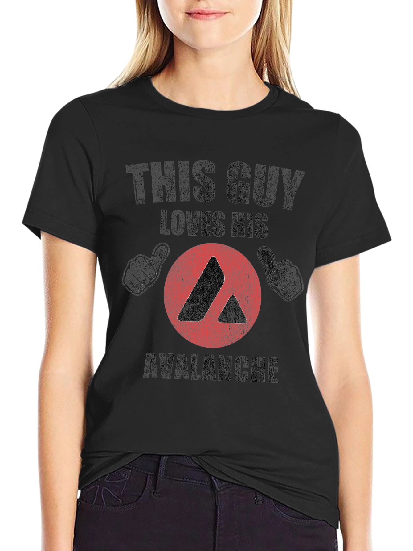 Camiseta Negra: Este Chico Ama Avalanche