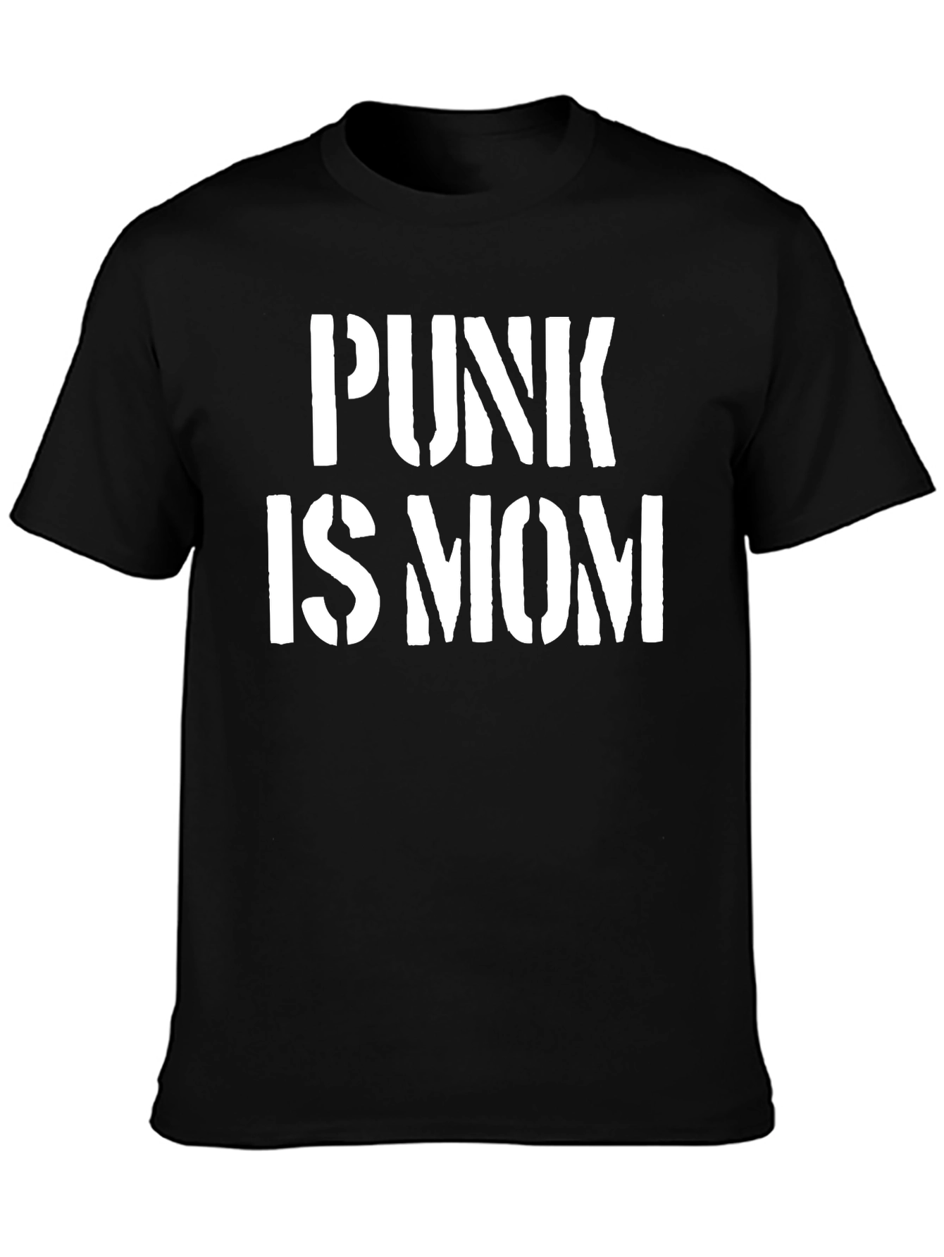 Camiseta Negra: Punk es Mamá - Estilo Único