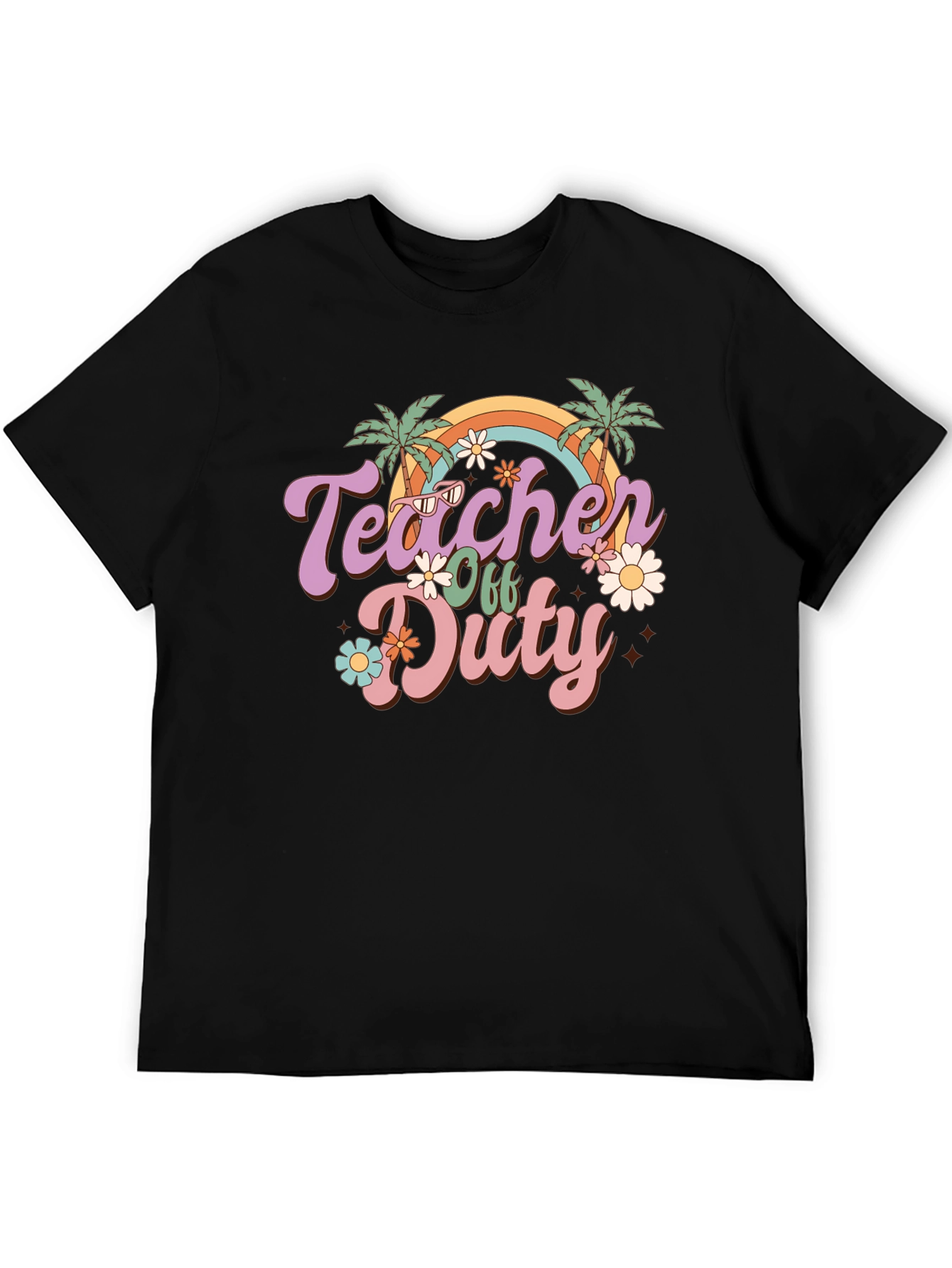 Camiseta Teacher Off Duty Retro para Profesor