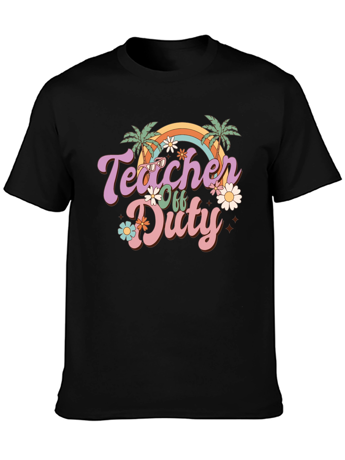Camiseta Teacher Off Duty Retro para Profesor