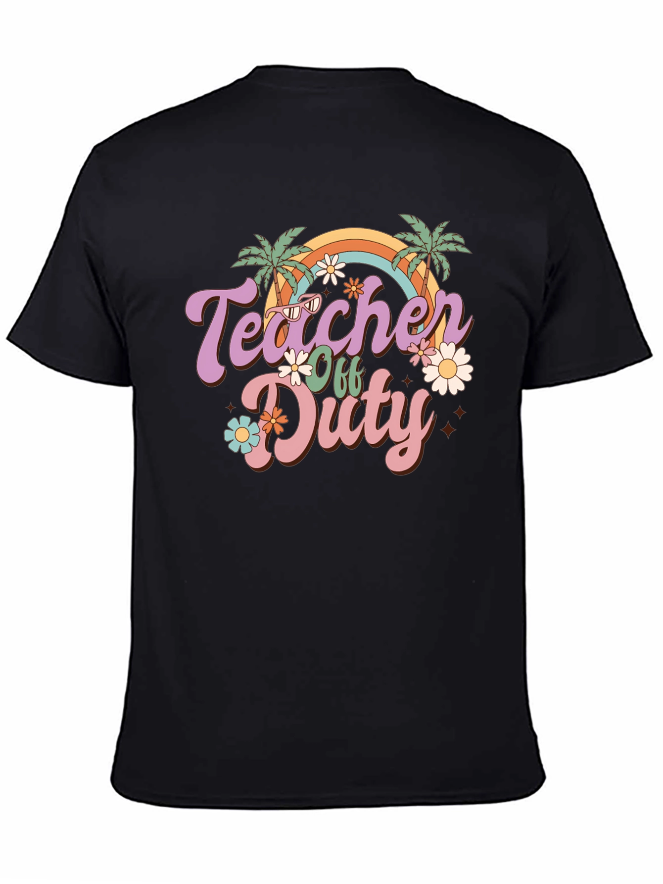 Camiseta Teacher Off Duty Retro para Profesor