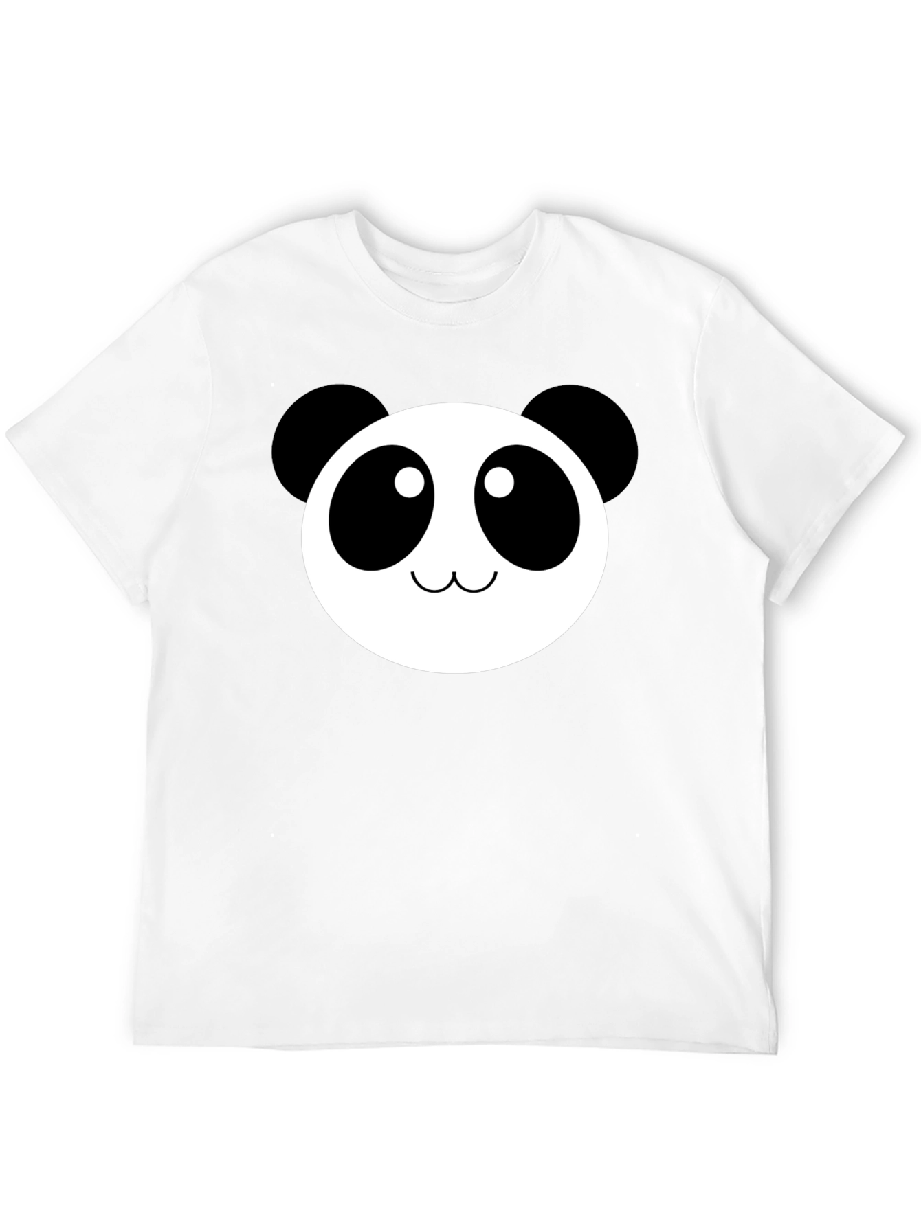 Camiseta Negra con Diseño de Panda