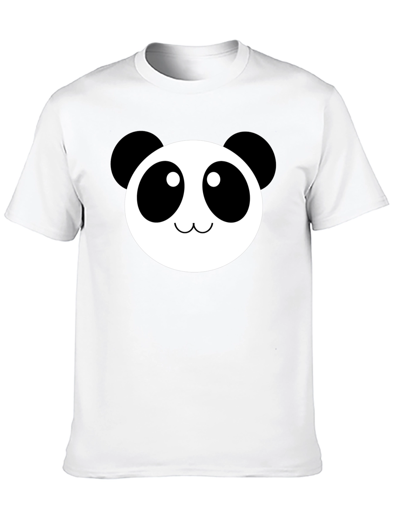 Camiseta Negra con Diseño de Panda
