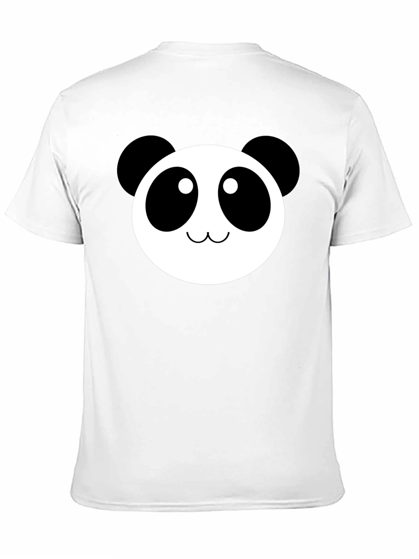 Camiseta Negra con Diseño de Panda