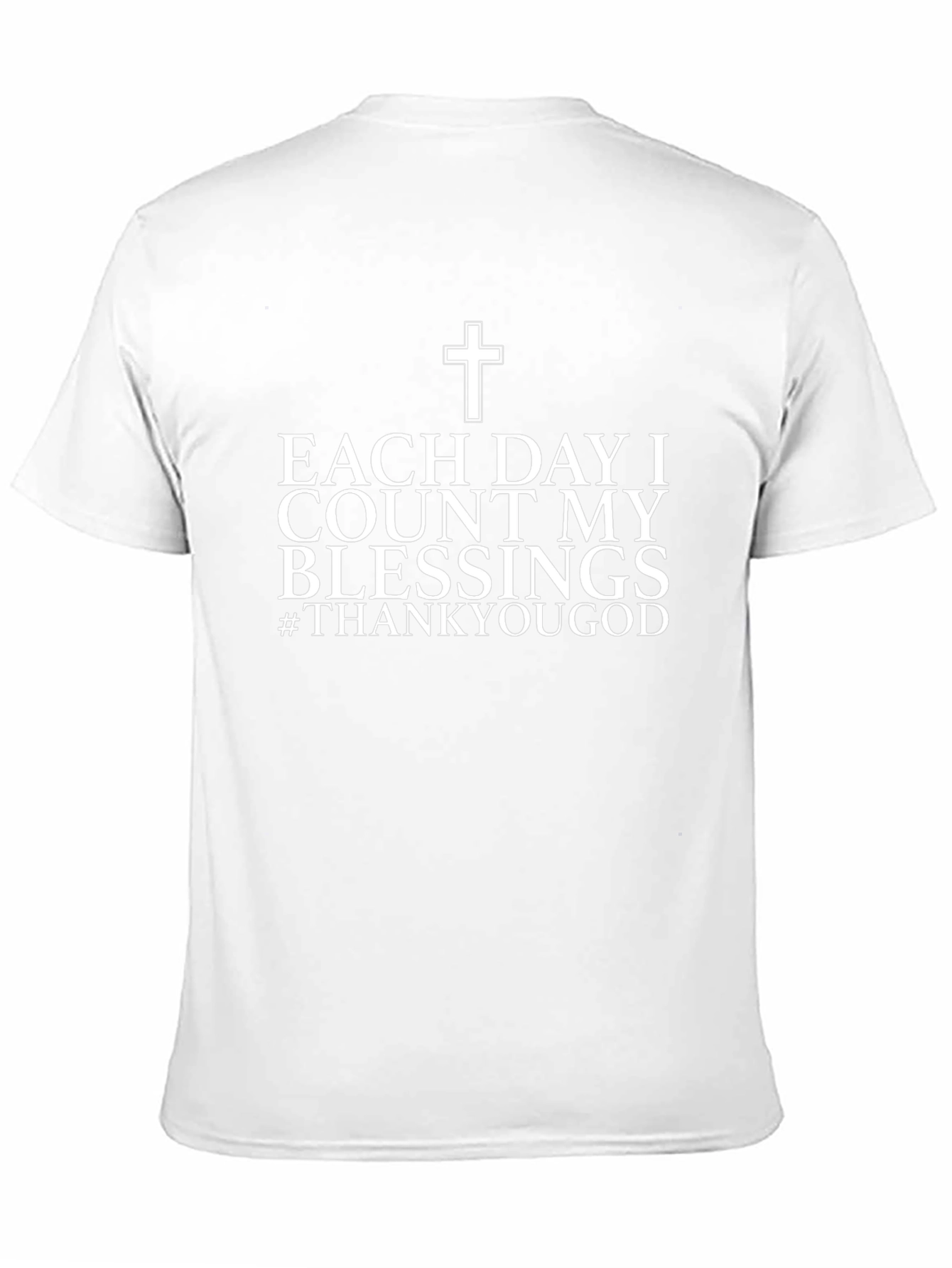 Camiseta Cristiana: Cada Día Cuento Mis Bendiciones