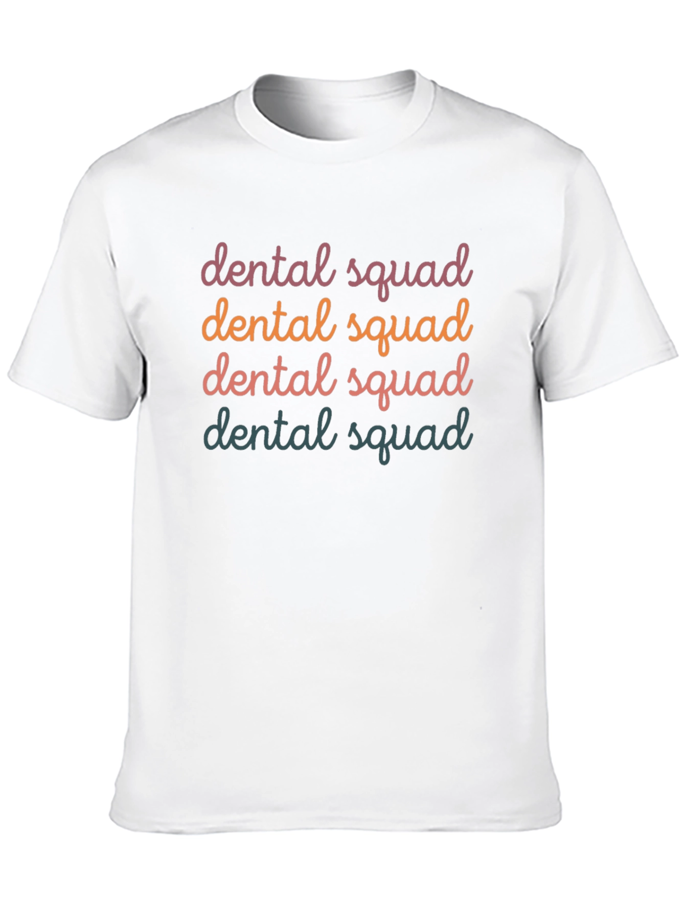 Camiseta Negra Dental Squad Diseño Divertido