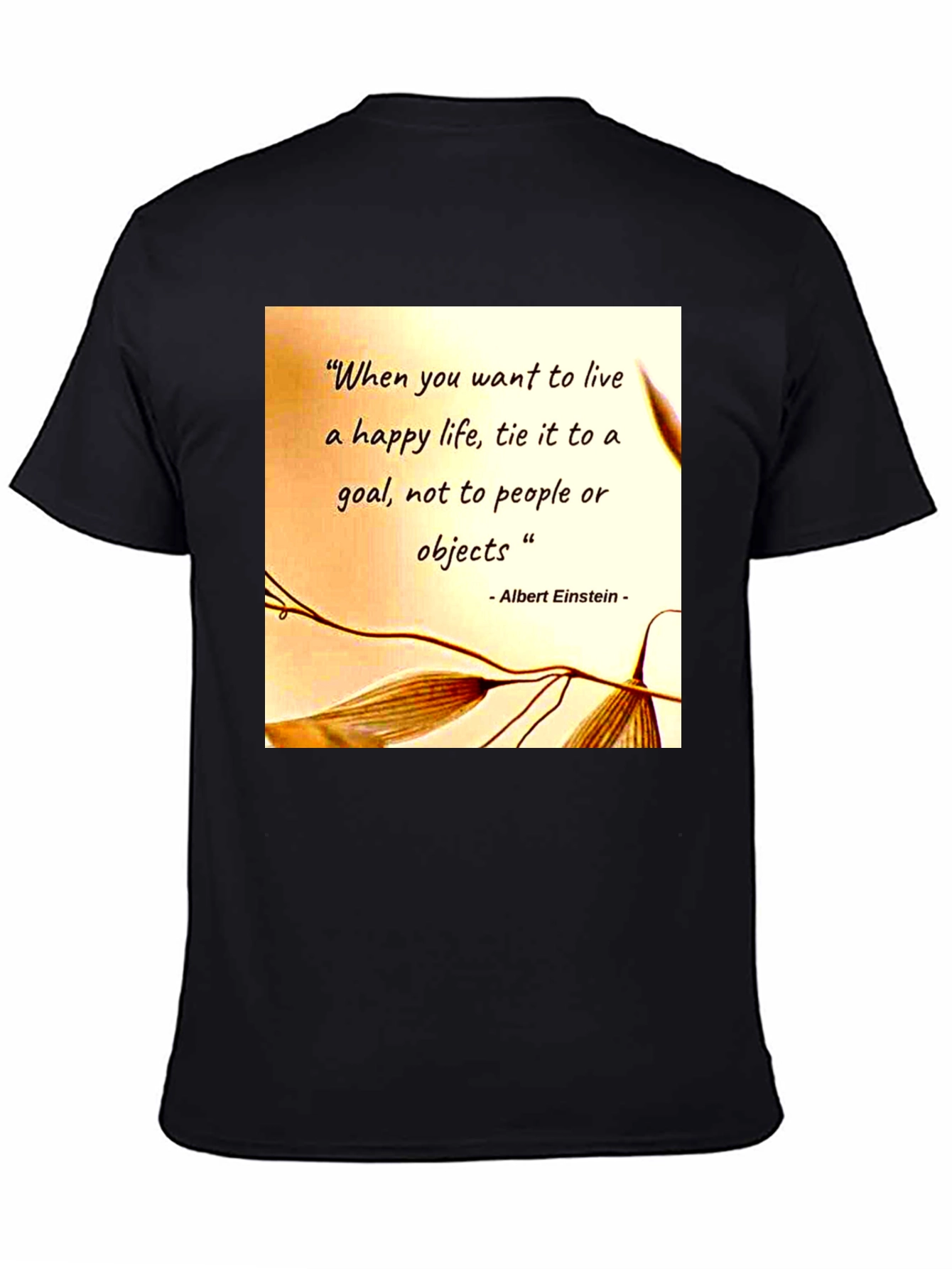 Camiseta Hombre Frase Motivacional Einstein