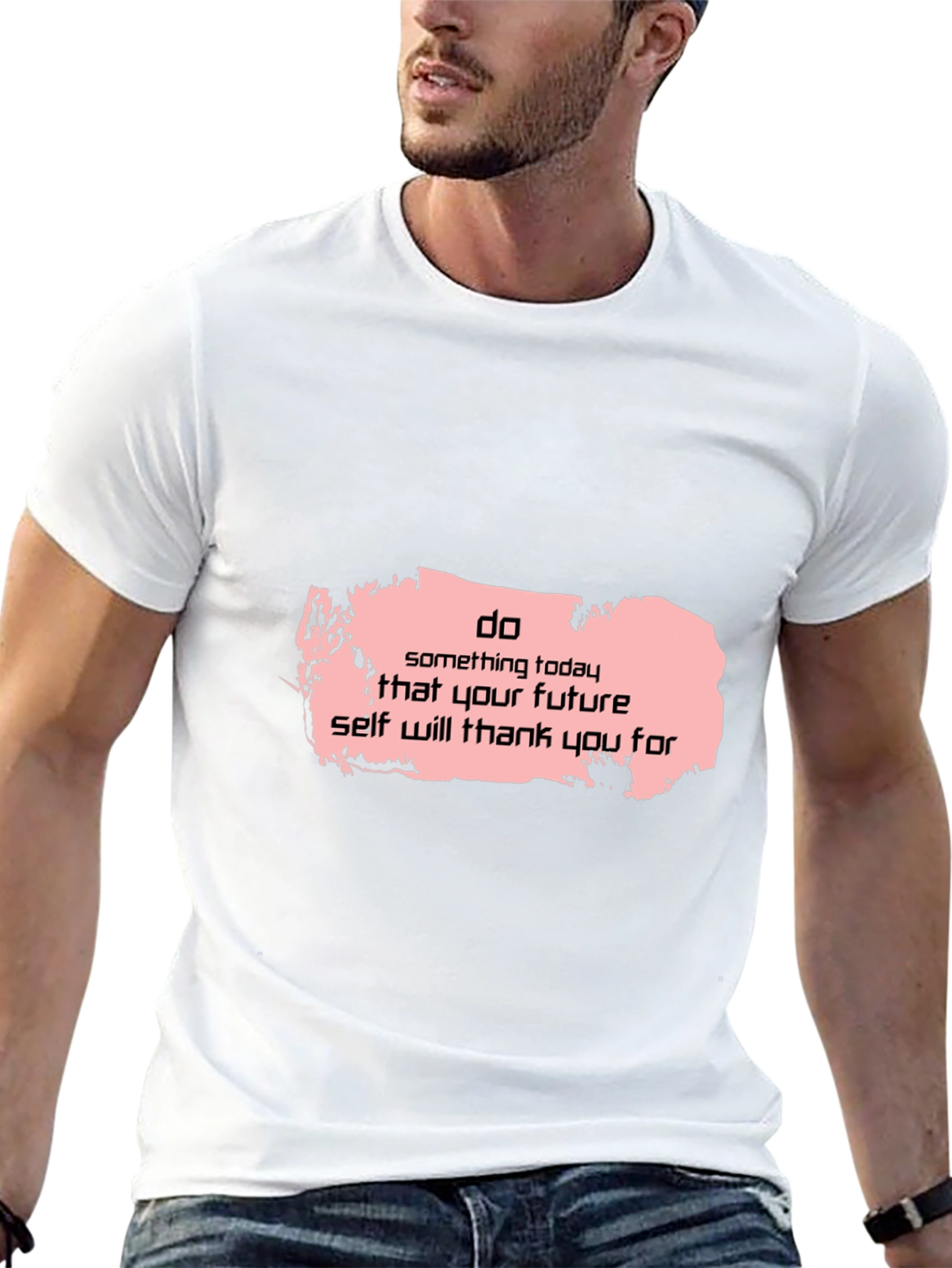 Camiseta Negra Motivacional: Haz Algo Hoy