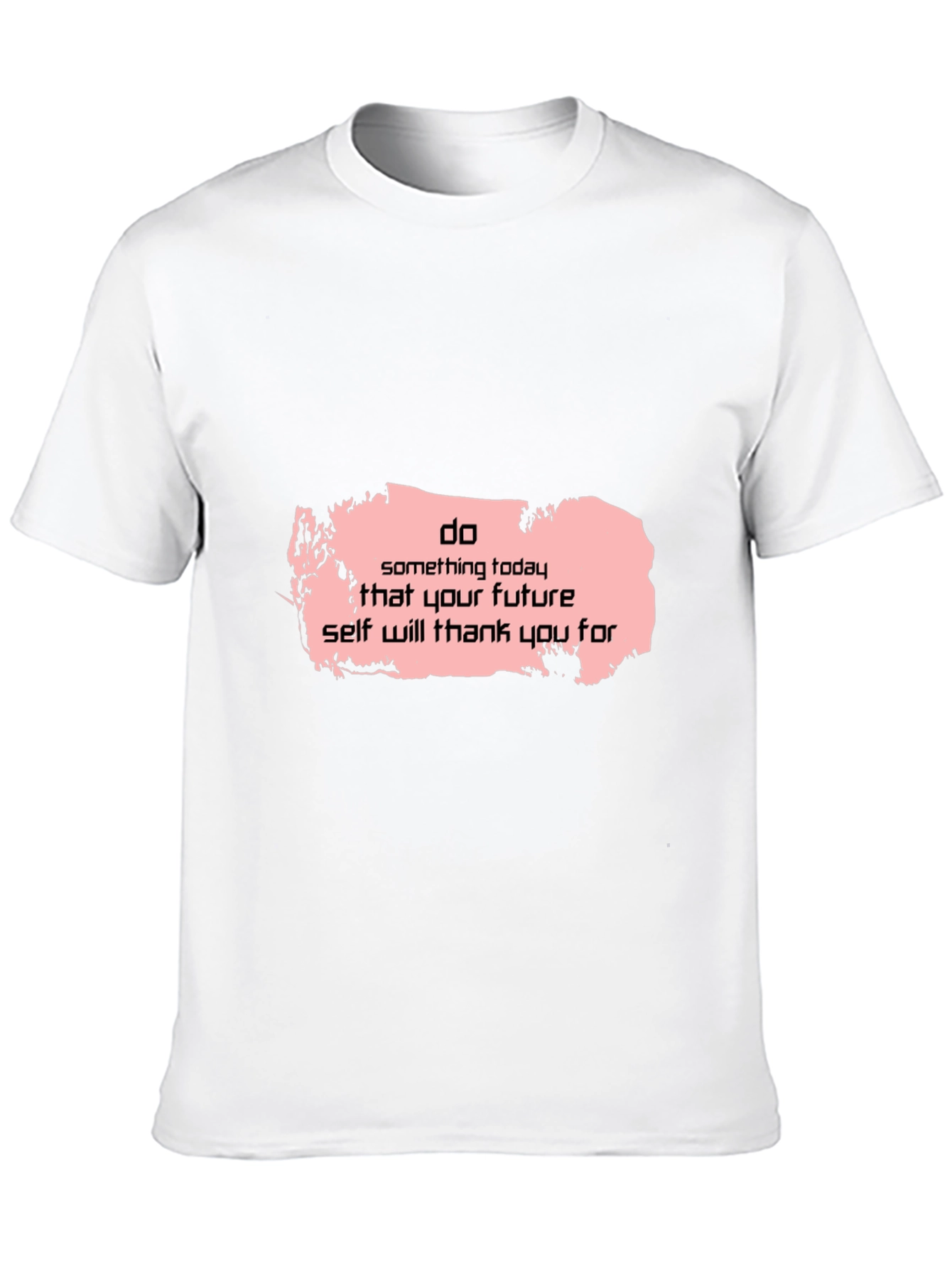 Camiseta Negra Motivacional: Haz Algo Hoy